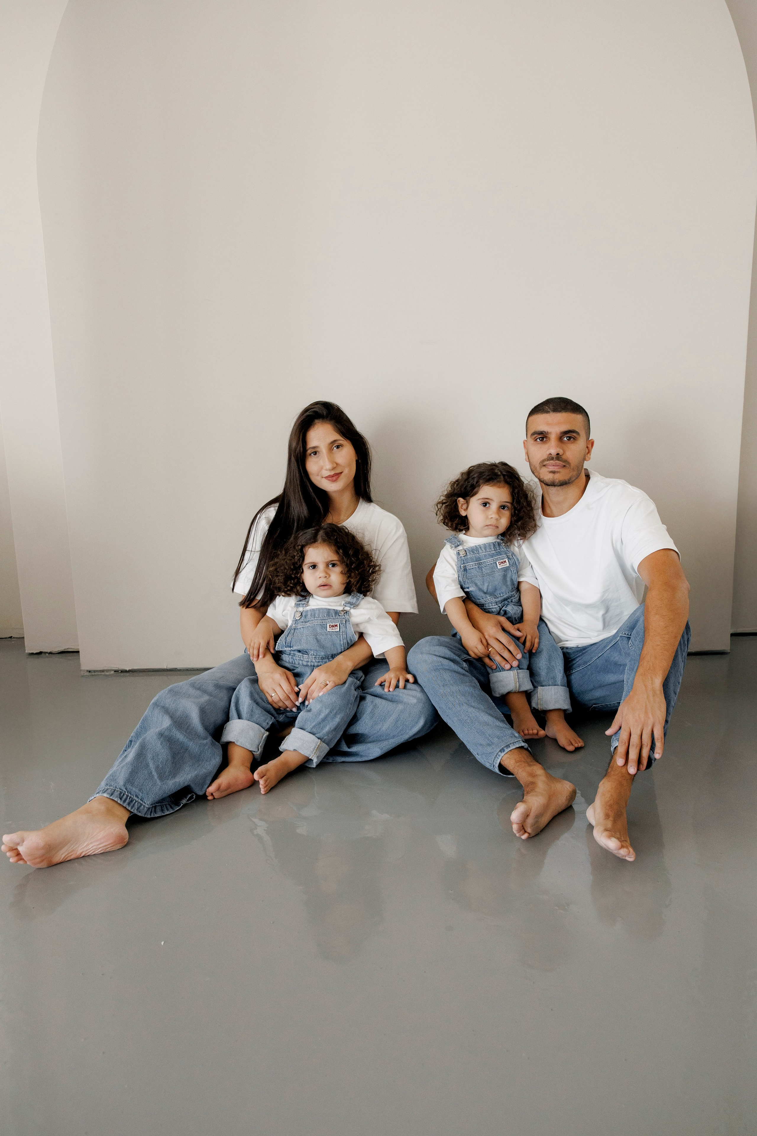 Family photoshoot inside the studio in Hadera. Wedding and family photographer