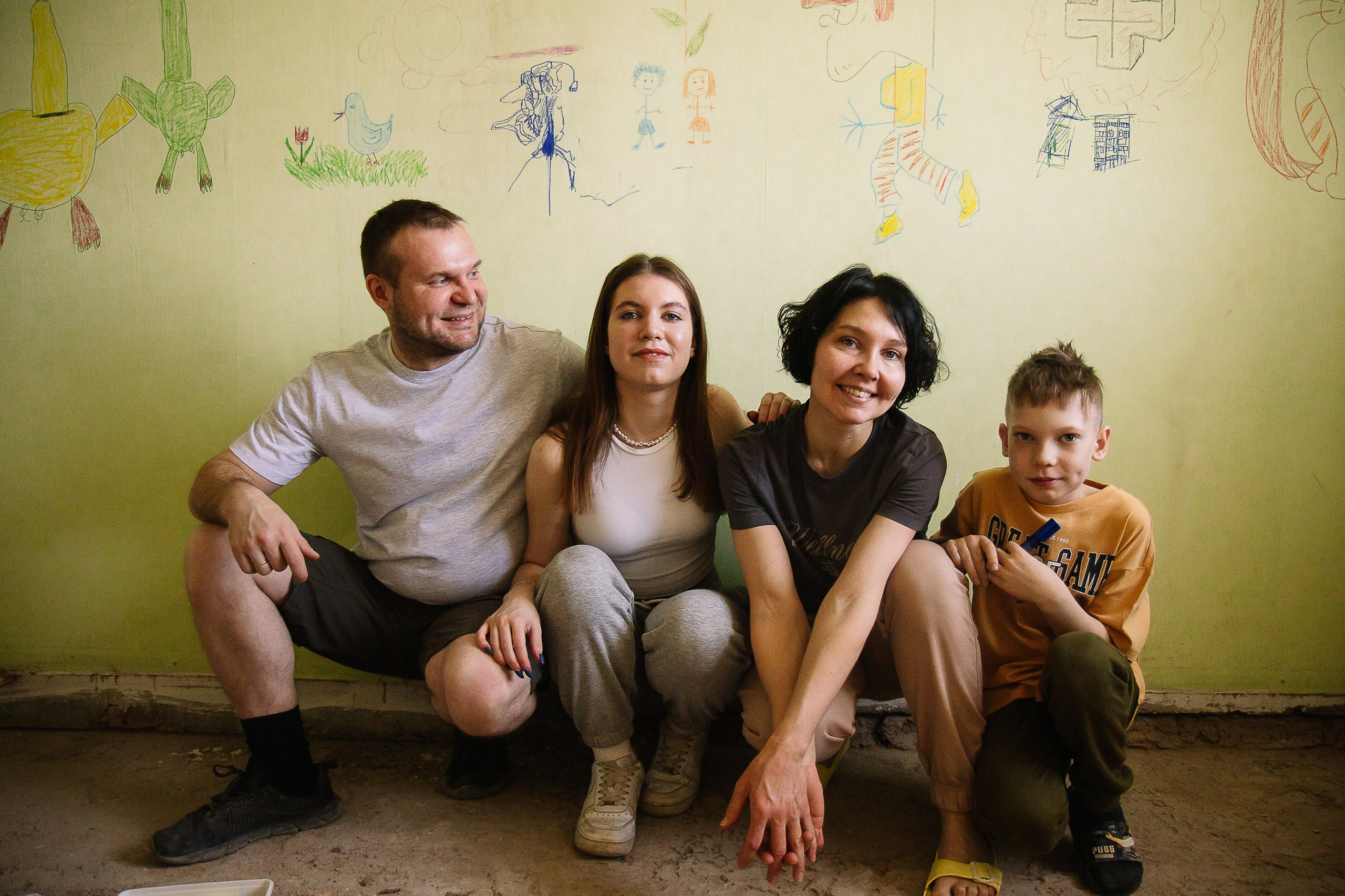 Домашняя фотосессия ремонт. Семейный фотограф в Томске Максимова Екатерина