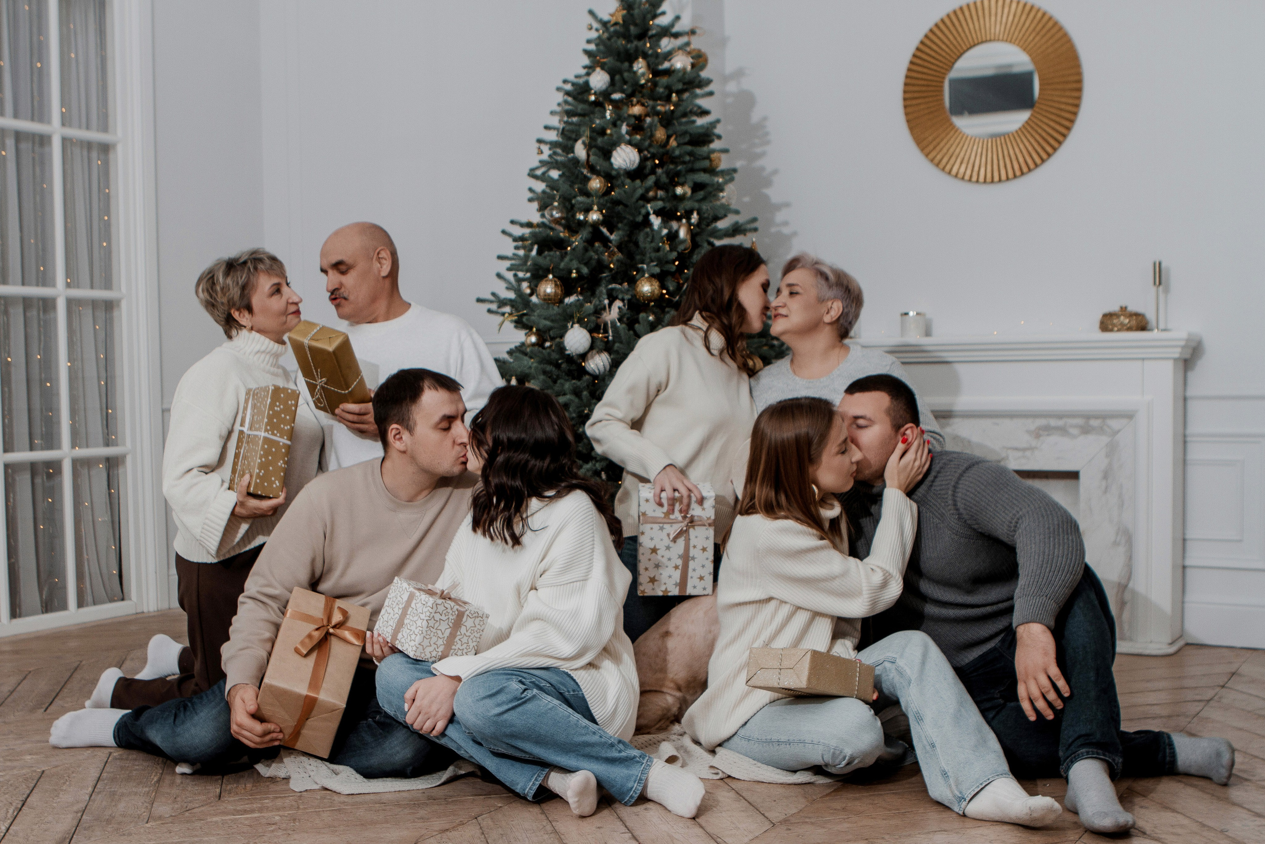 Новогодняя семейная фотосессия. Свадебный и семейный фотограф Ибрагимова Мария из Екатеринбурга