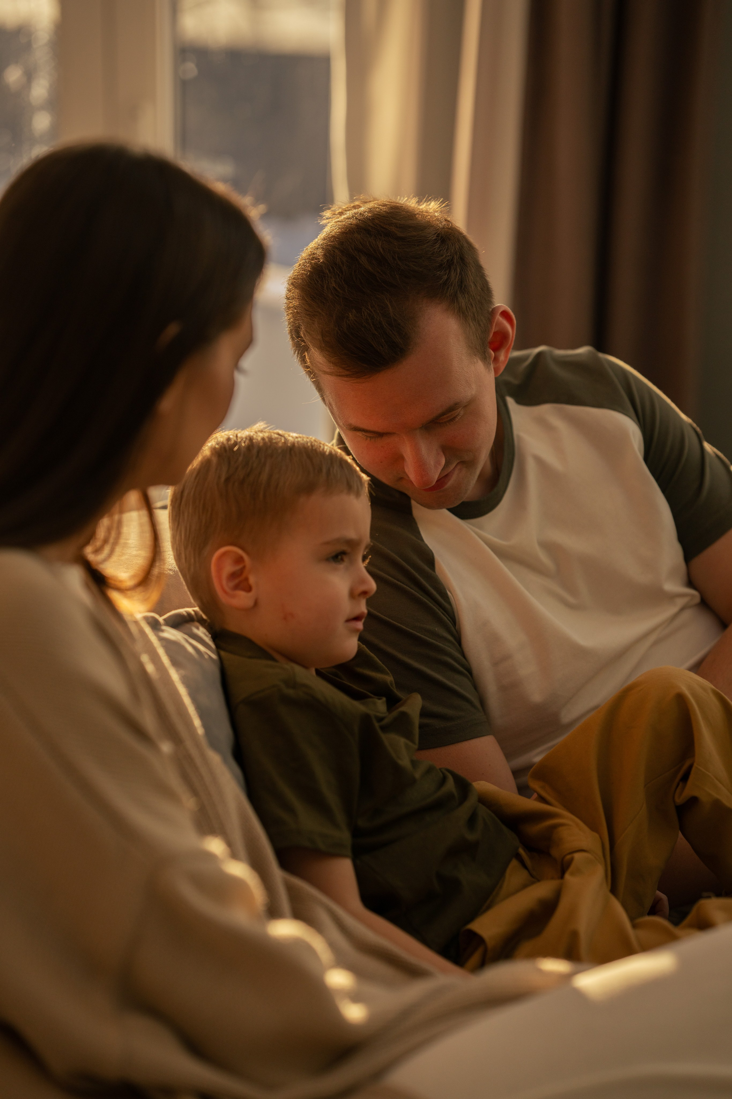 Домашняя съемка семьи Ксении и Алексея. Семейный и портретный фотограф в Санкт-Петербурге Татьяна Гримоть