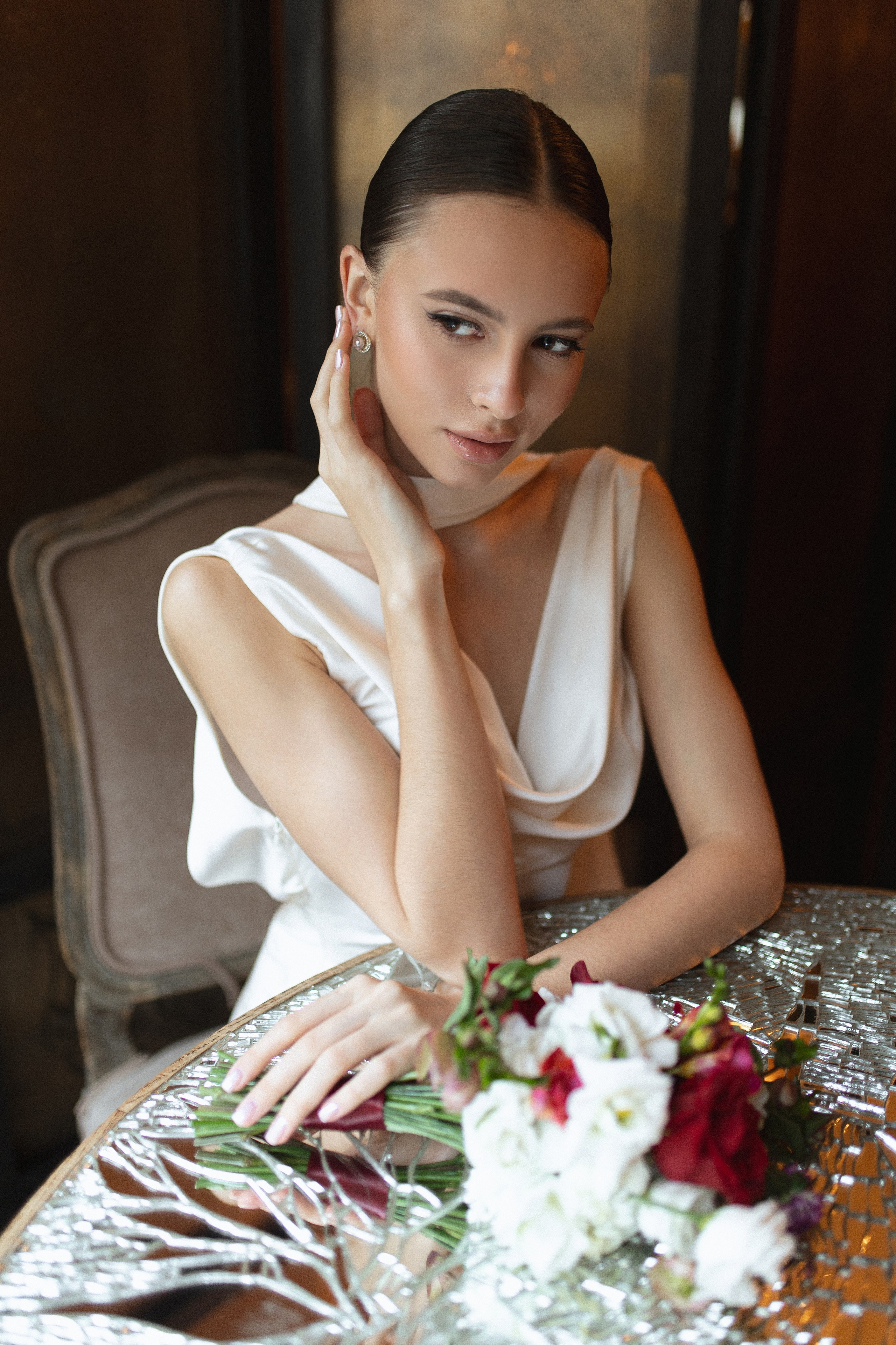 В ресторане Le Courage. Портретный фотограф в Санкт-Петербурге