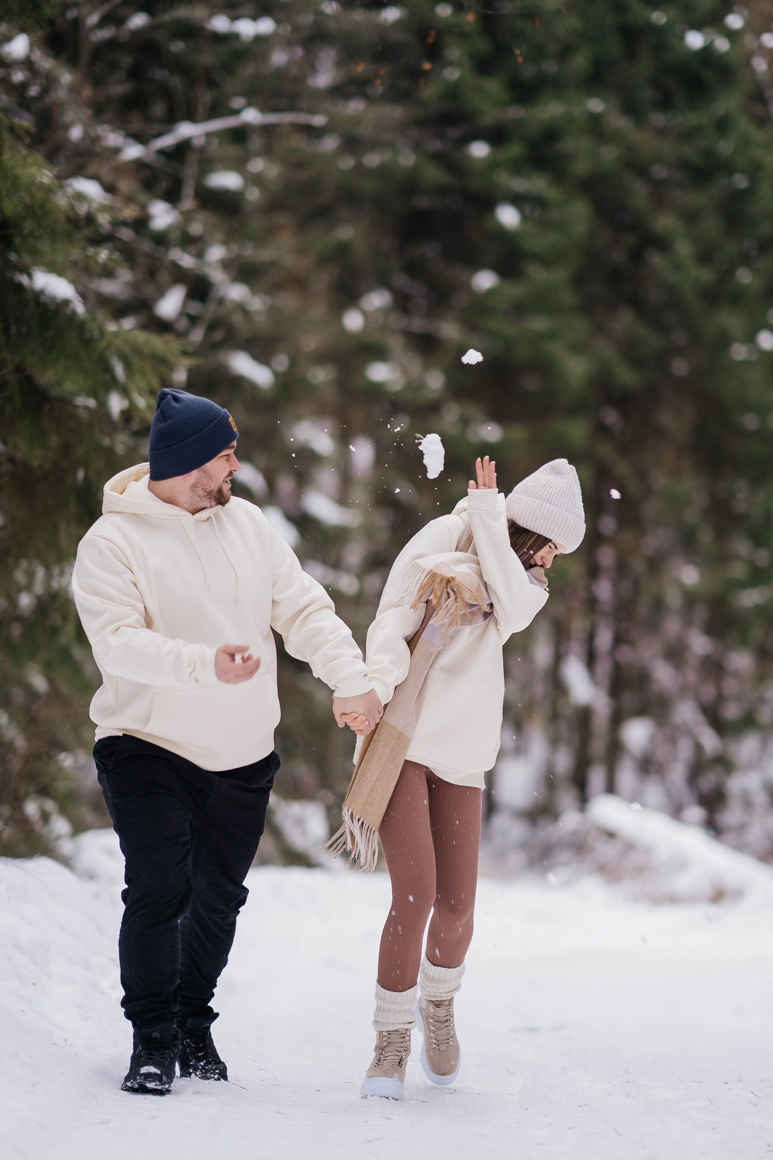 Love story в зимнем лесу. Семейный и детский фотограф в Сергиев Посаде, Хотьково Якимчук Любовь