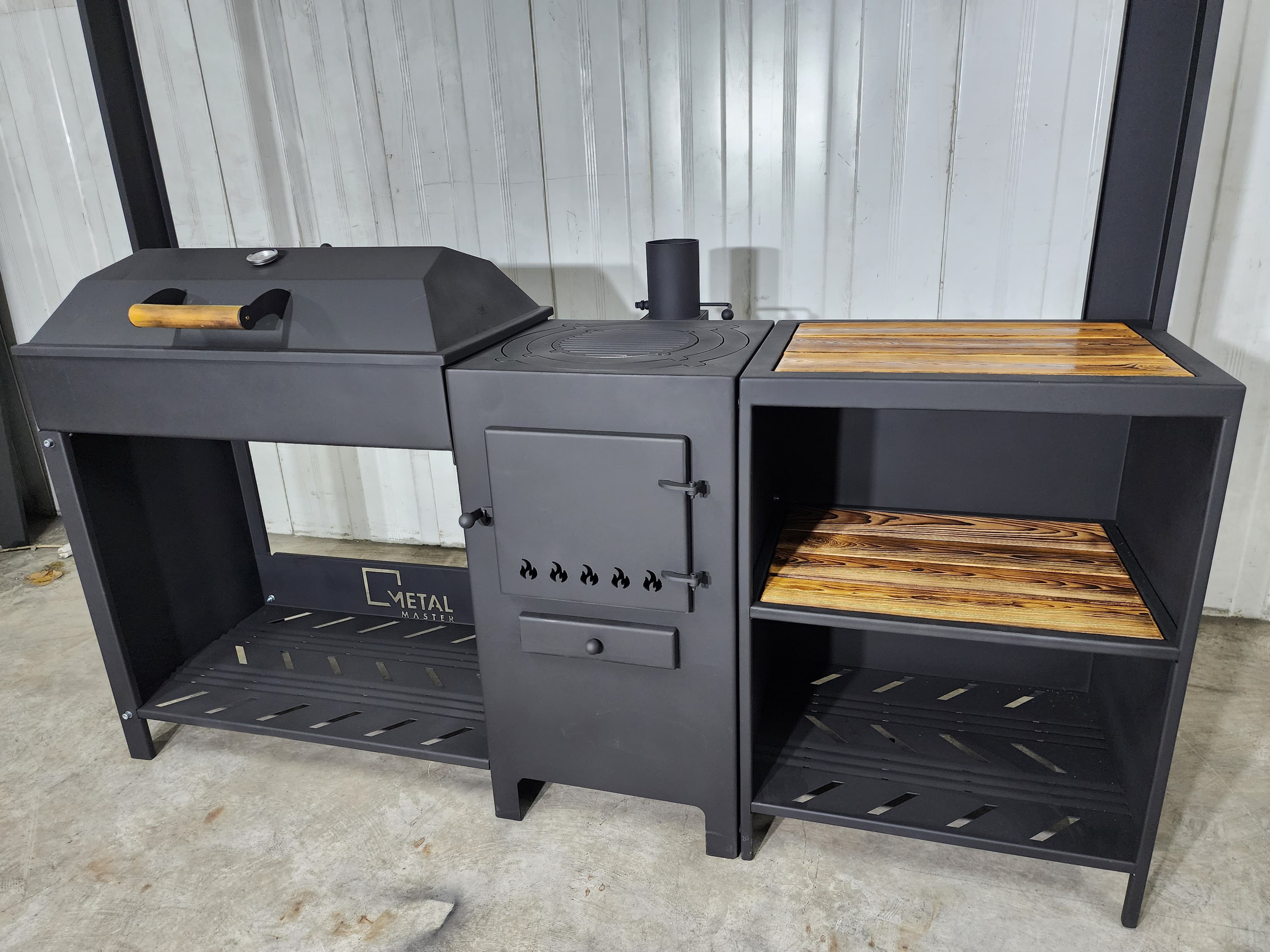 Джета с крышей. Купить / заказать мангал для дома в Краснодаре от производителя «Мангал Мастер»