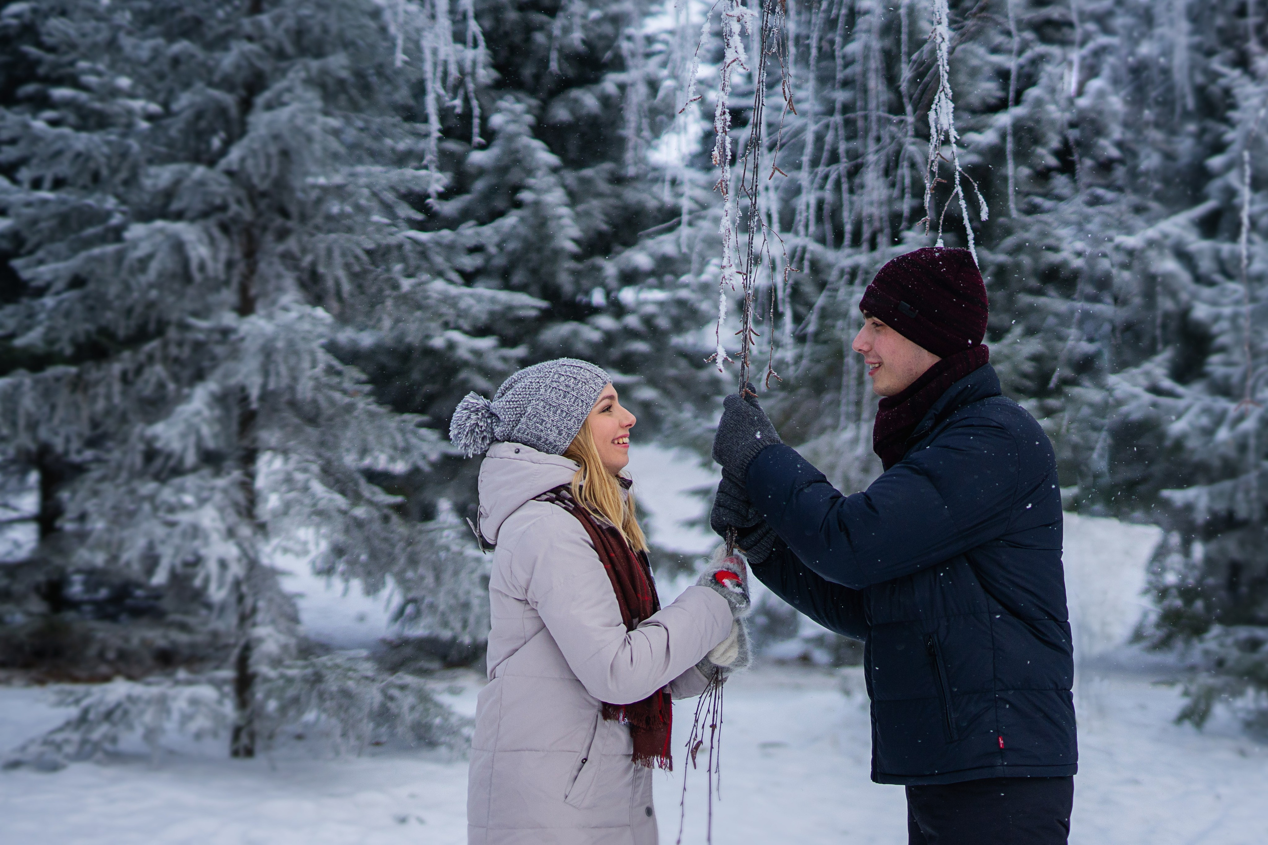 Толя и Поля — зимняя прогулка. Свадебный и семейный фотограф Марина Лежнева, г. Уфа