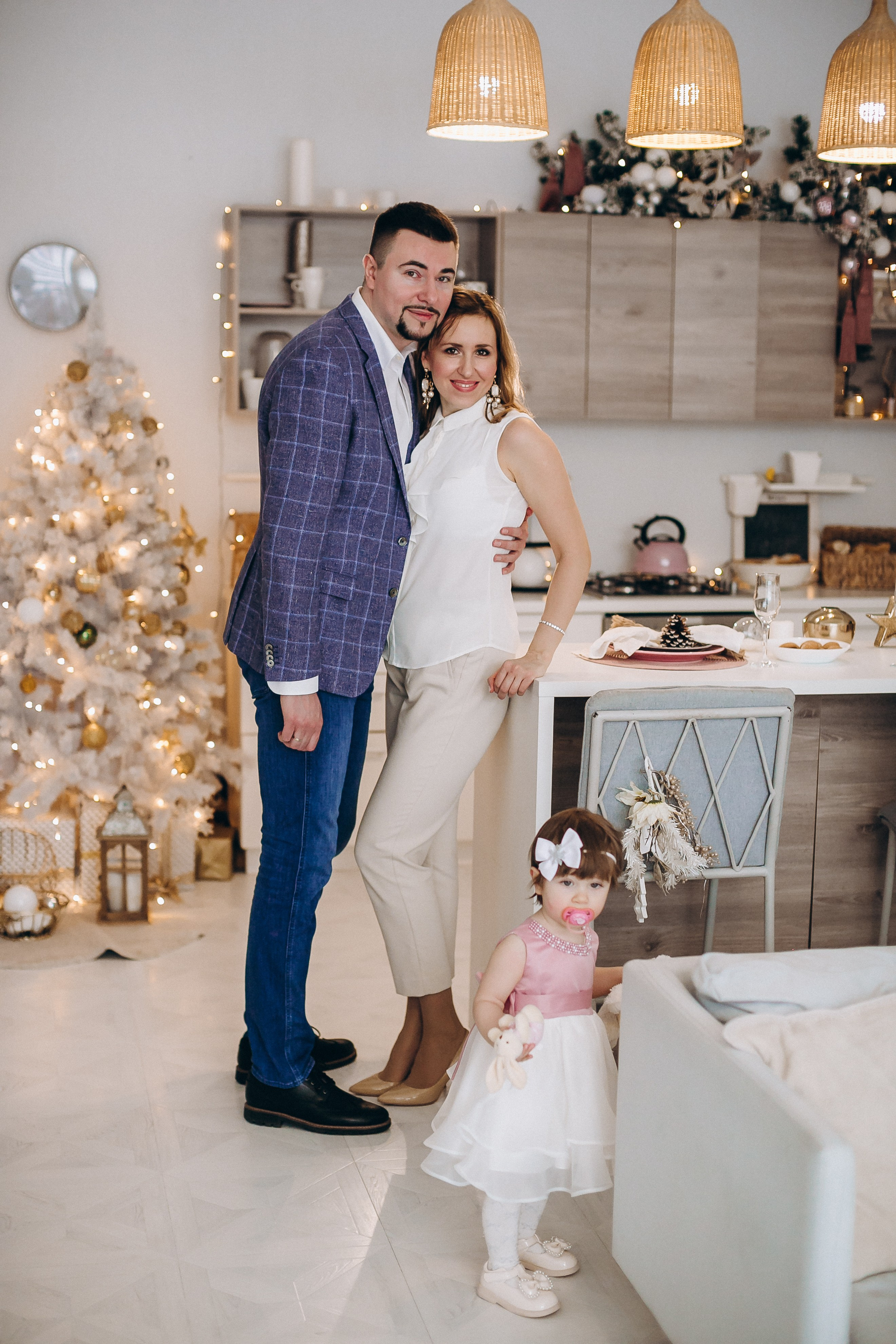 Новогодняя фотосессия в студии. Семейный, детский и школьный фотограф в Москве Рудницкая Анна