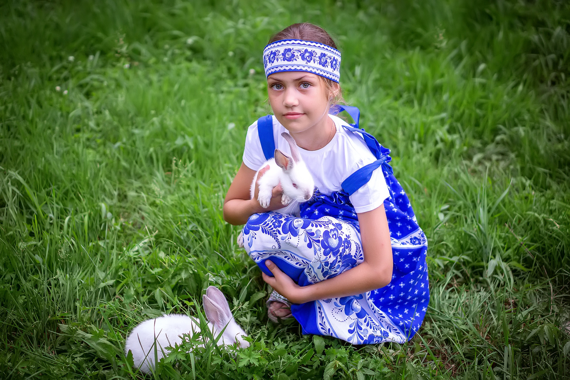 Лето в стиле ГЖЕЛЬ. Семейный и детский фотограф в Хабаровске Анна Гриневич