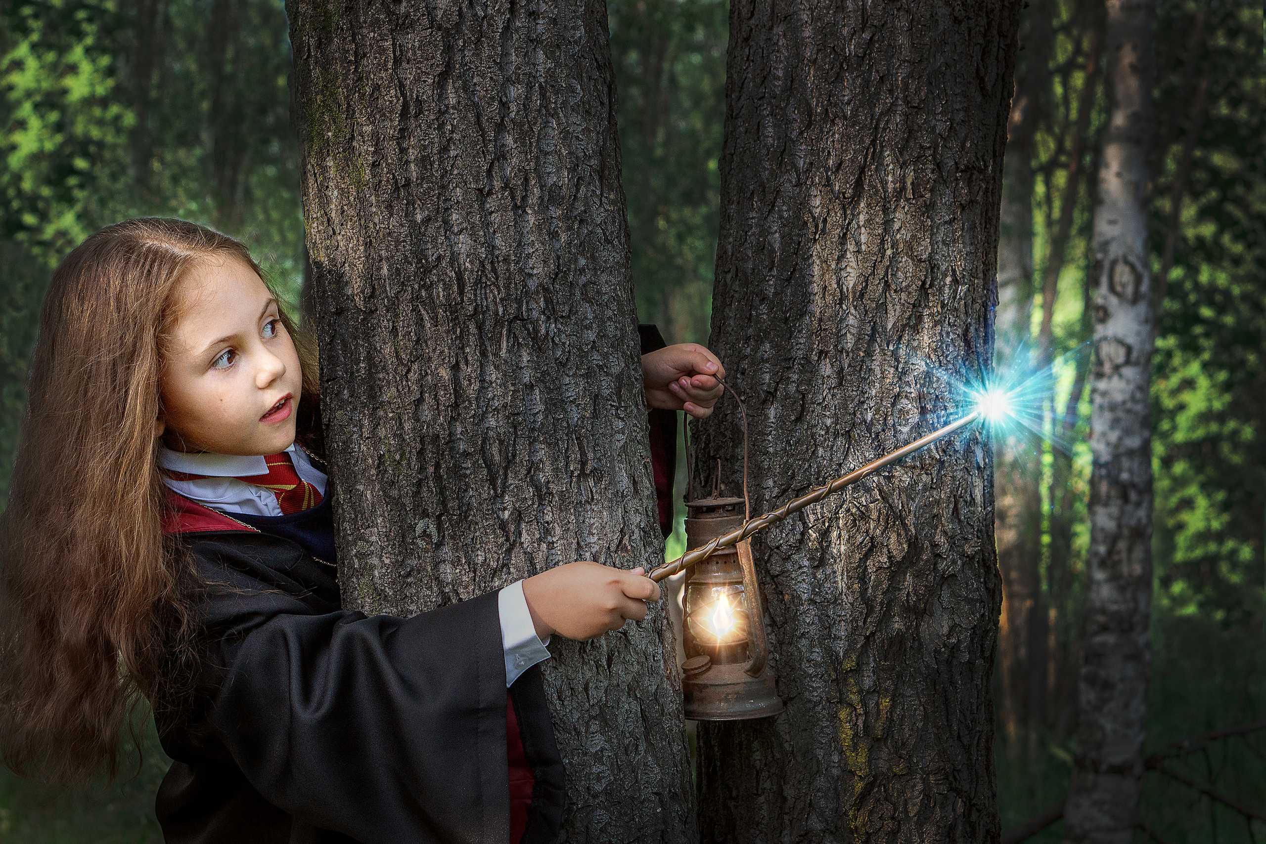 ГАРРИ ПОТТЕР в Запретном лесу. Семейный и детский фотограф в Хабаровске Анна Гриневич