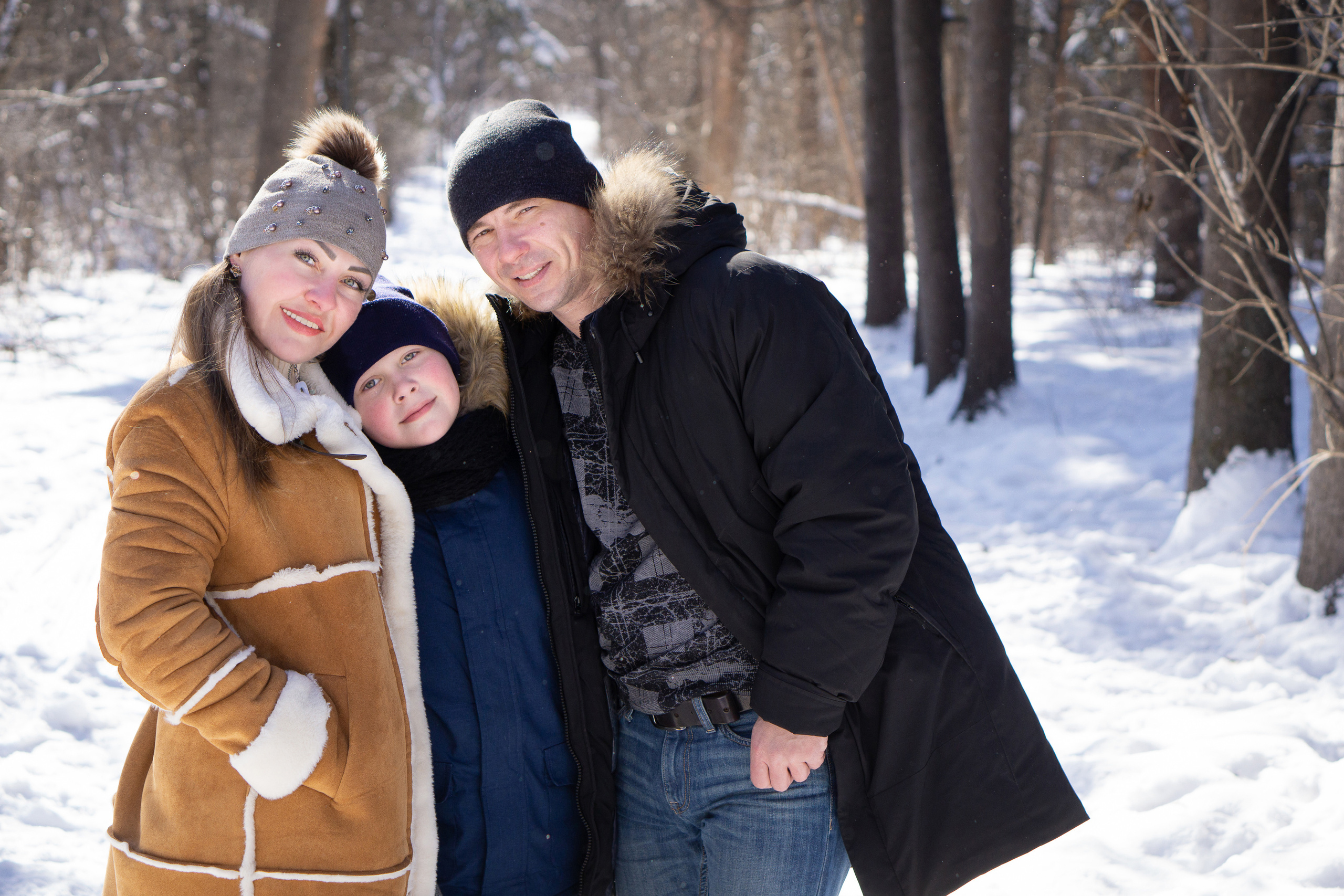 Снежная прогулка. Семейный и детский фотограф в Хабаровске Анна Гриневич