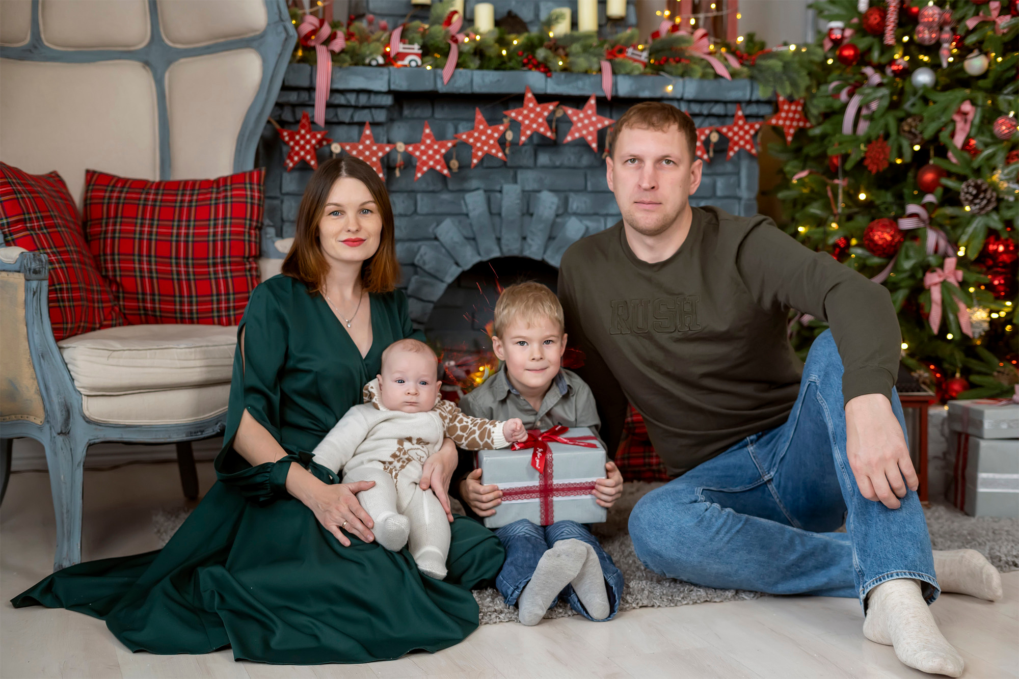 Новогодняя сказка в Лондонском парке. Семейный и детский фотограф в Хабаровске Анна Гриневич