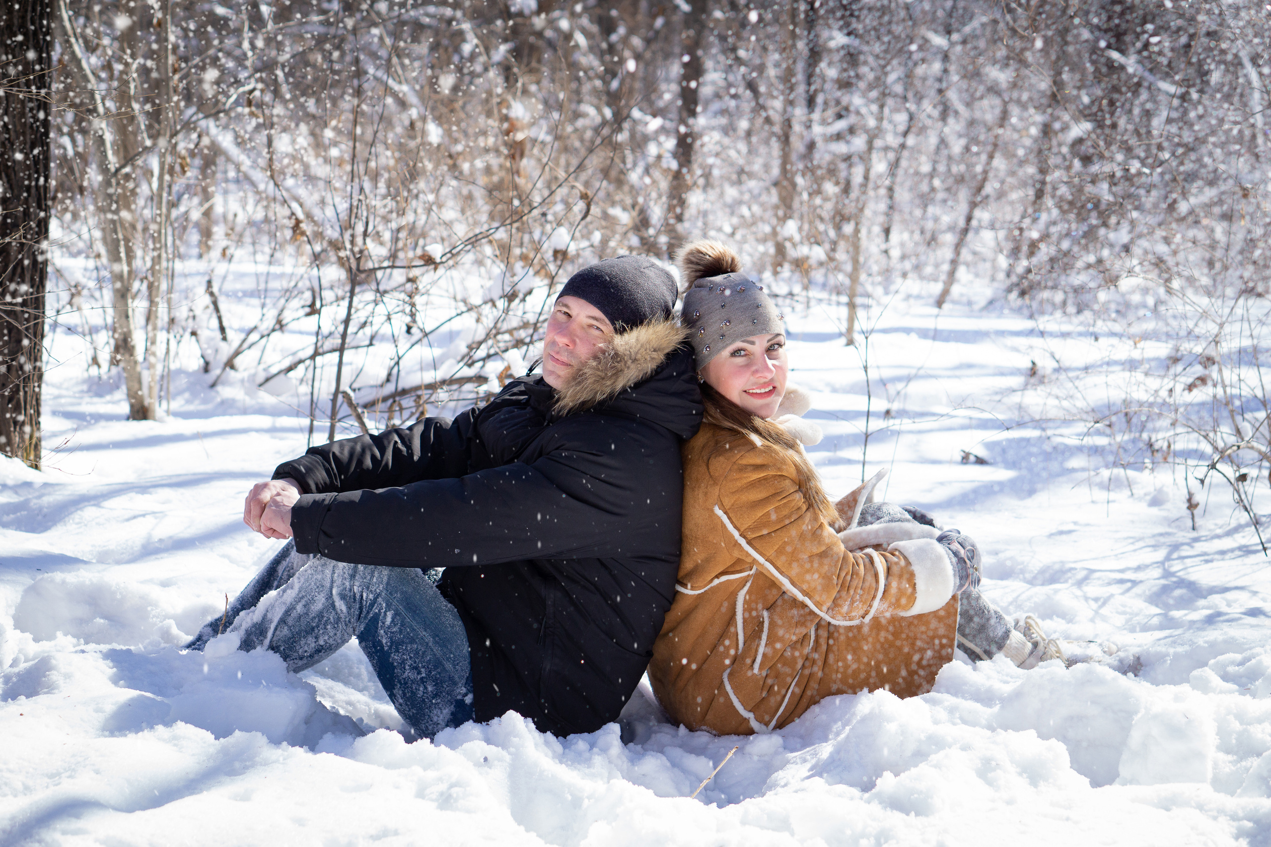 Снежная прогулка. Семейный и детский фотограф в Хабаровске Анна Гриневич
