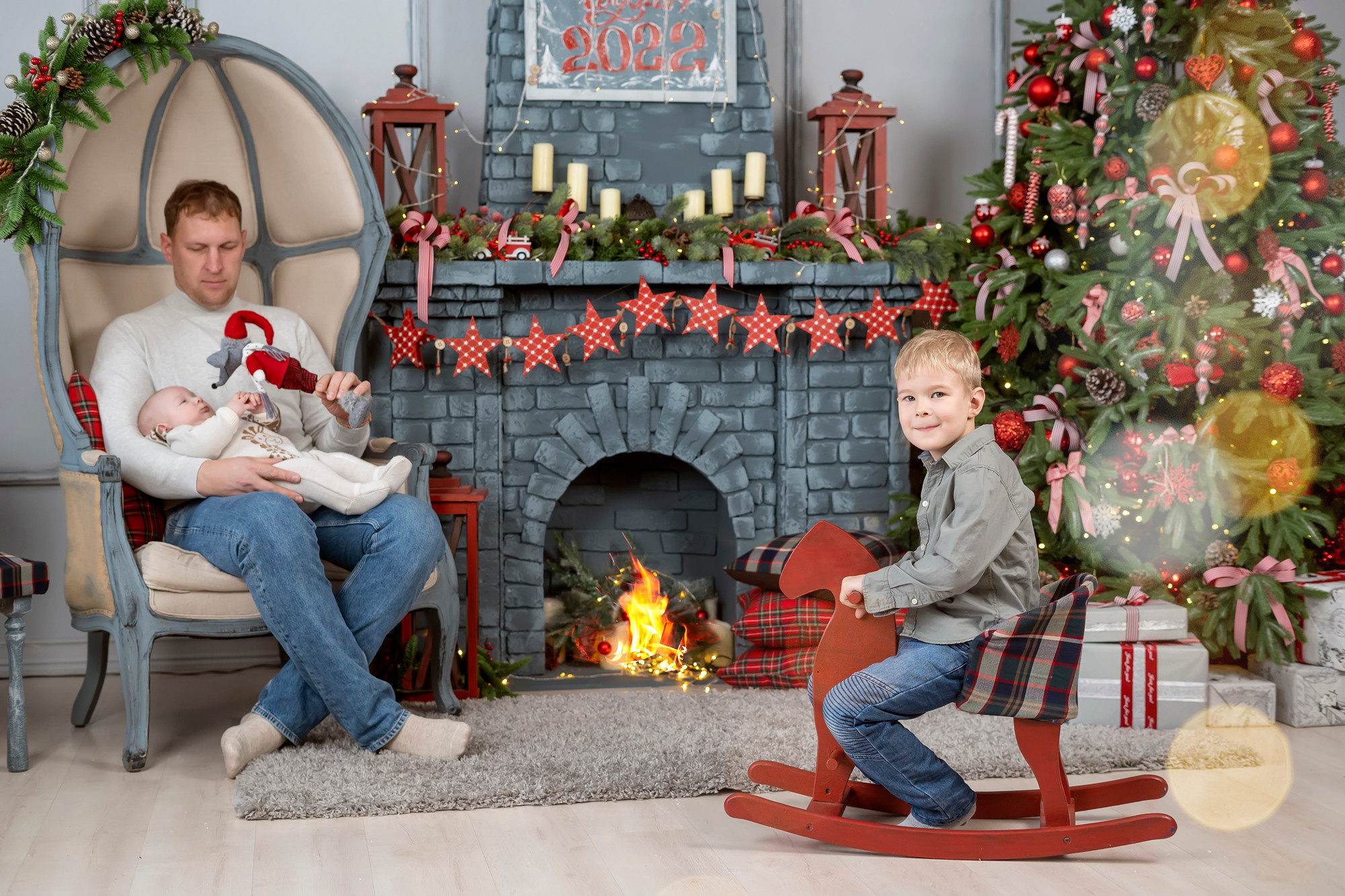 Новогодняя сказка в Лондонском парке. Семейный и детский фотограф в Хабаровске Анна Гриневич