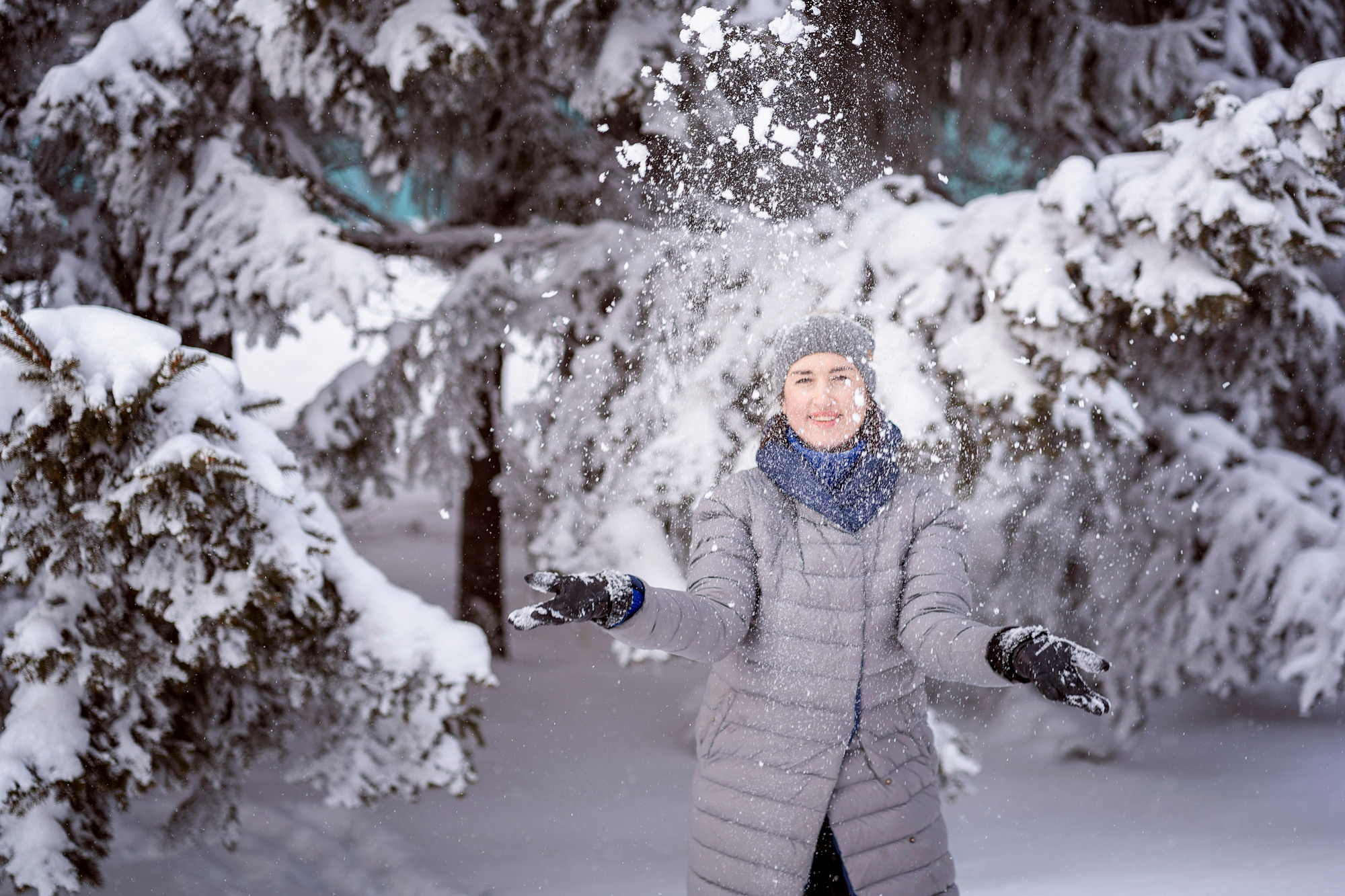 Снежный день. Семейный и детский фотограф в Хабаровске Анна Гриневич