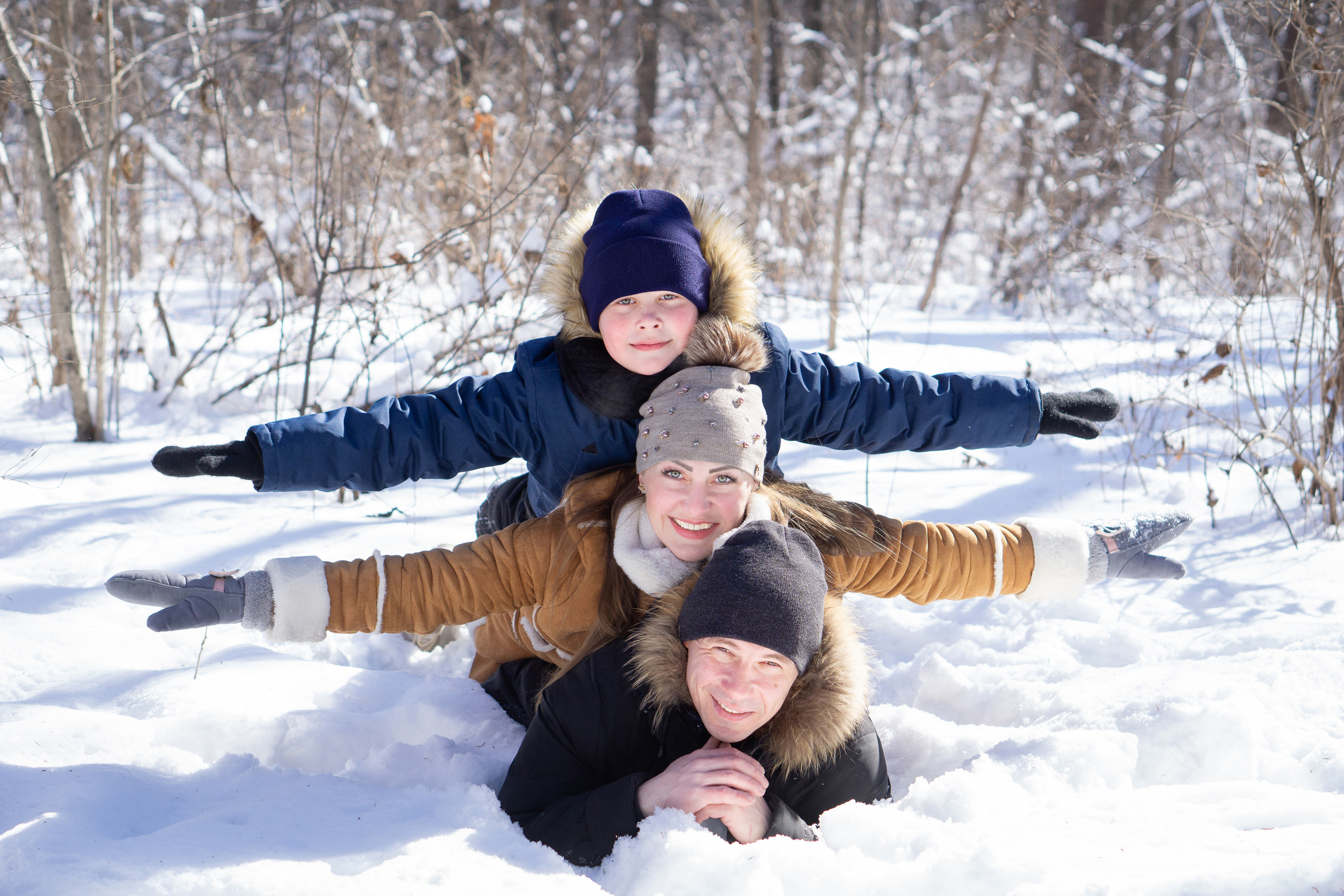Снежная прогулка. Семейный и детский фотограф в Хабаровске Анна Гриневич