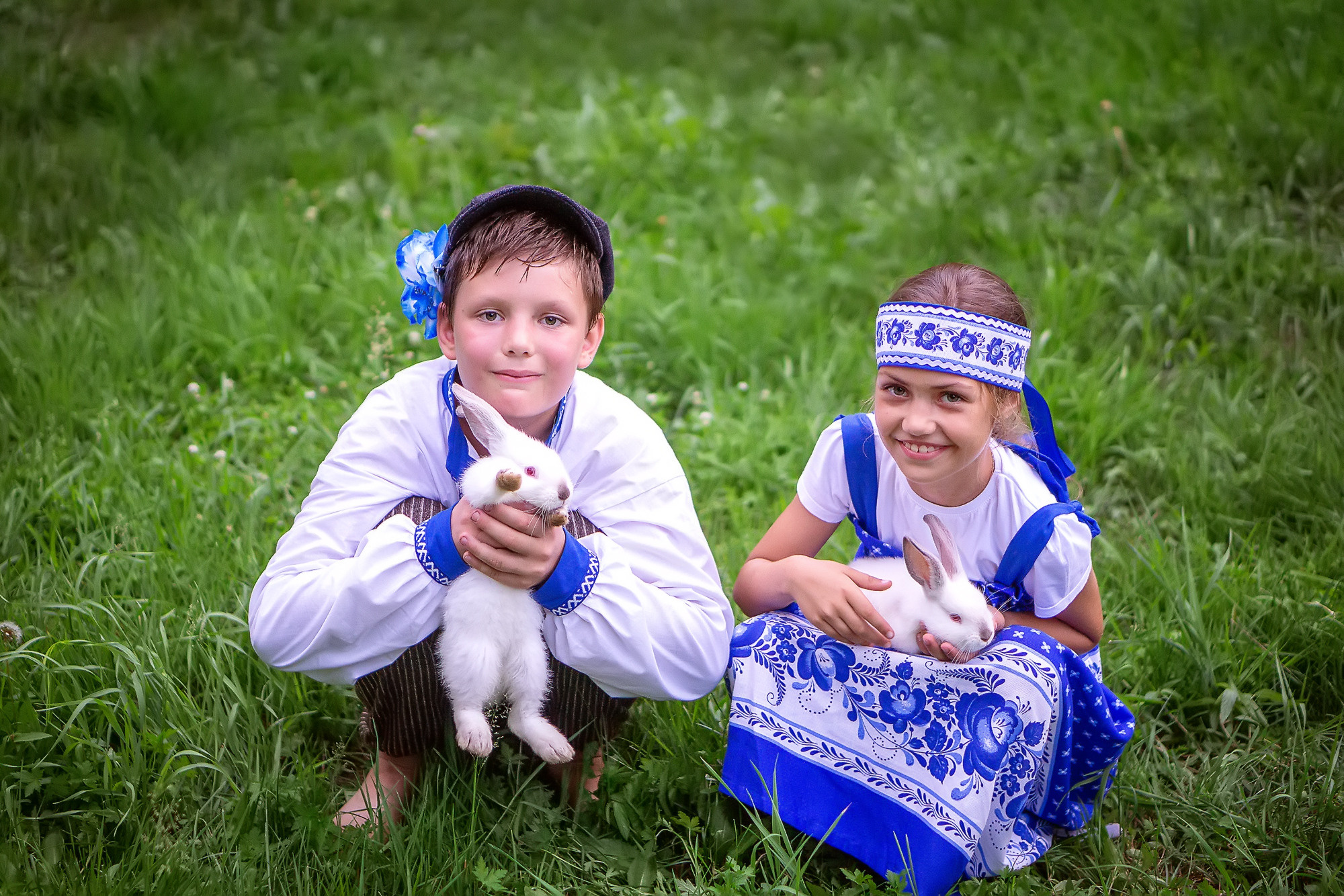 Лето в стиле ГЖЕЛЬ. Семейный и детский фотограф в Хабаровске Анна Гриневич