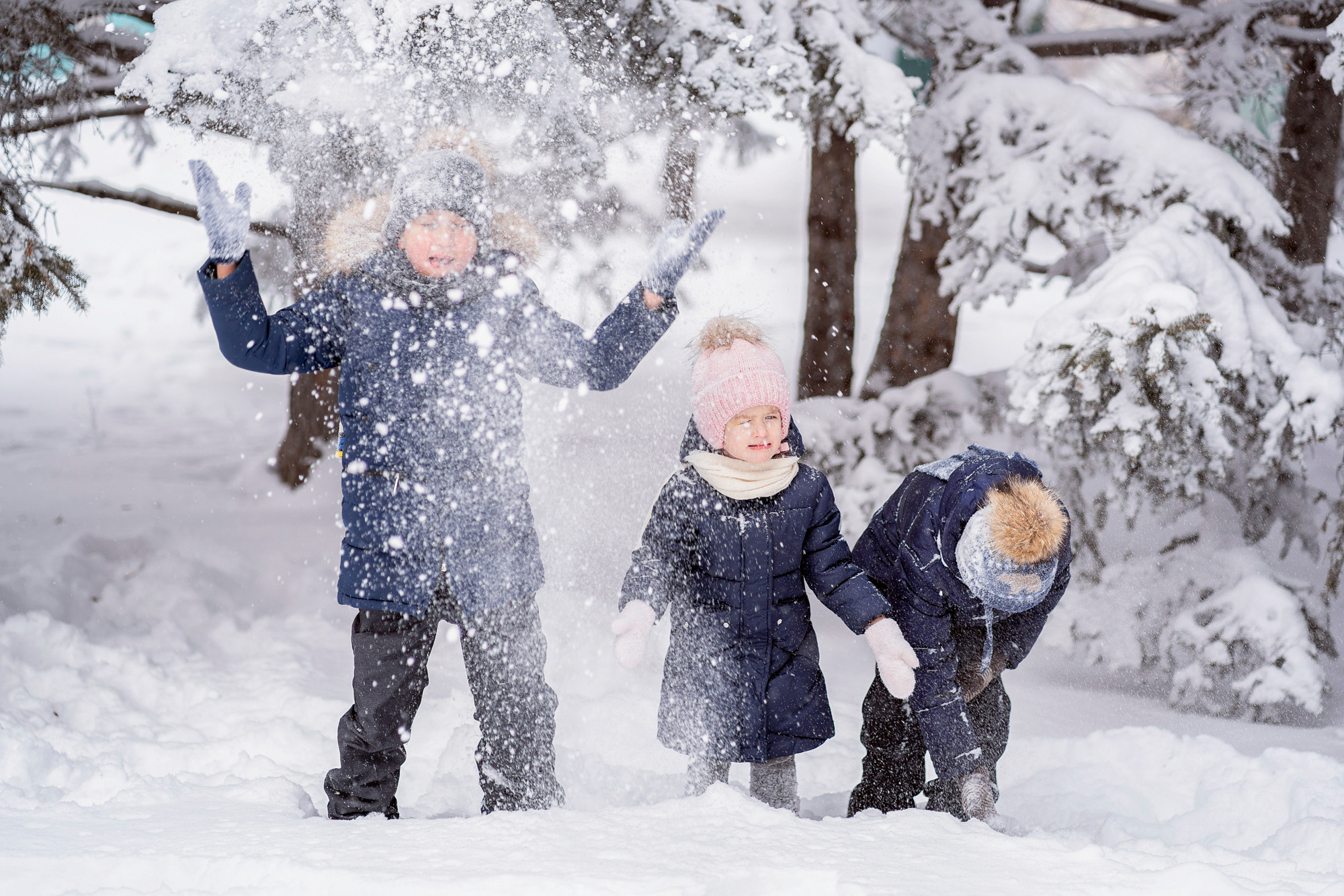 Снежный день. Семейный и детский фотограф в Хабаровске Анна Гриневич