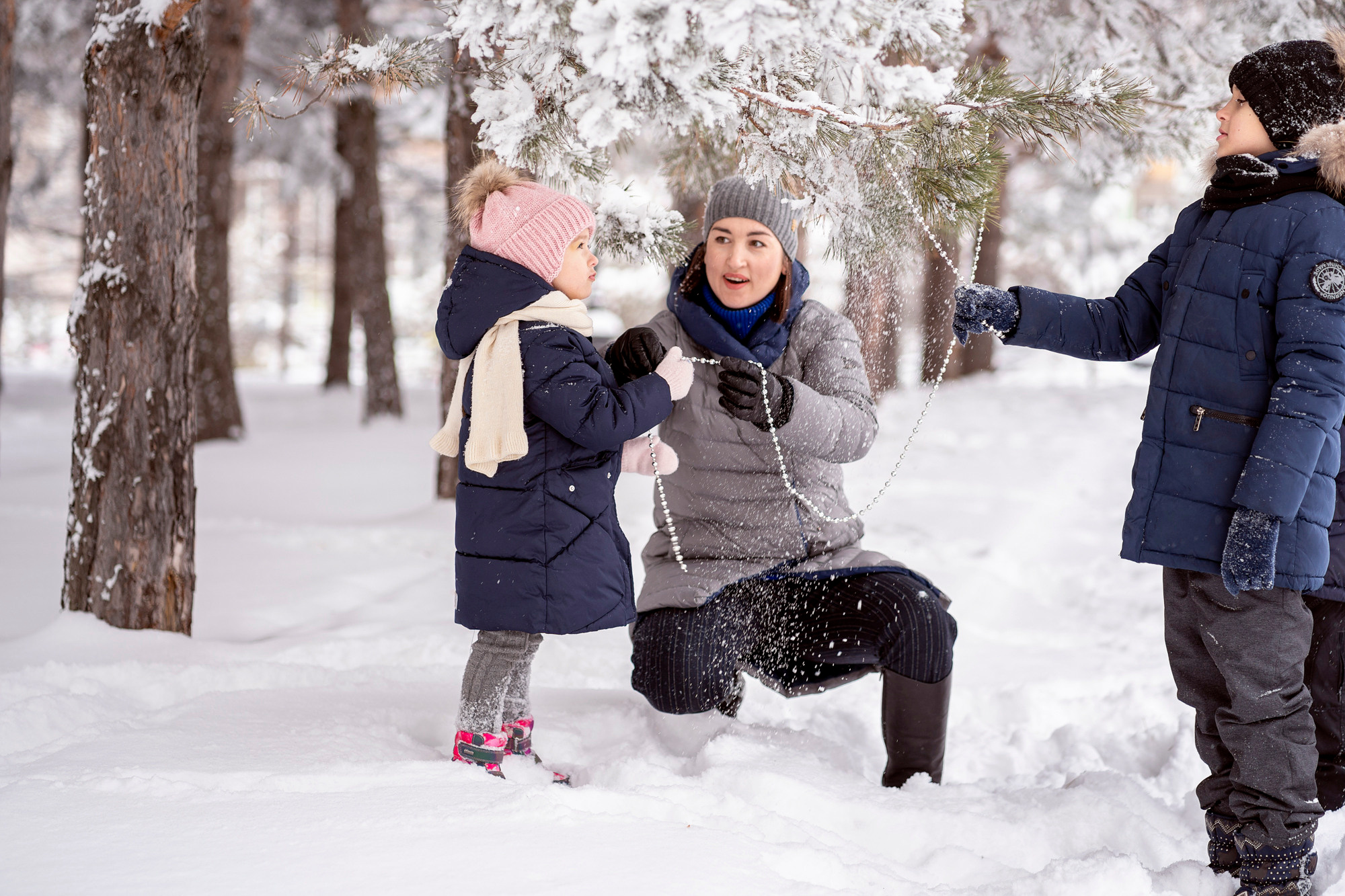 Снежный день. Семейный и детский фотограф в Хабаровске Анна Гриневич