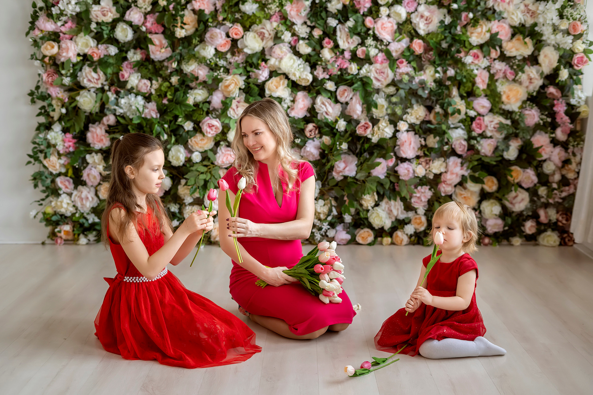 Весення история в студии К2. Семейный и детский фотограф в Хабаровске Анна Гриневич