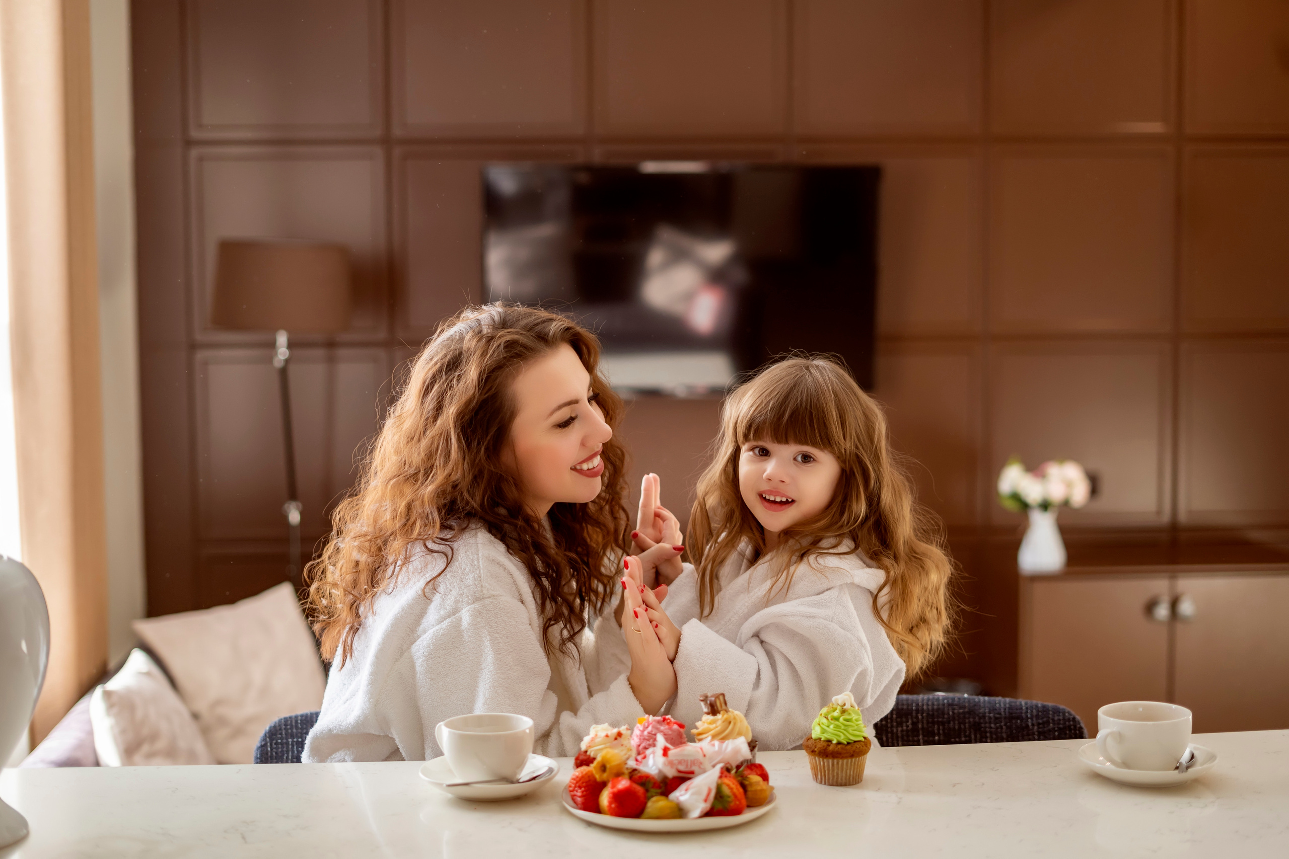 Утро мамы и дочки. Семейный и детский фотограф в Хабаровске Анна Гриневич