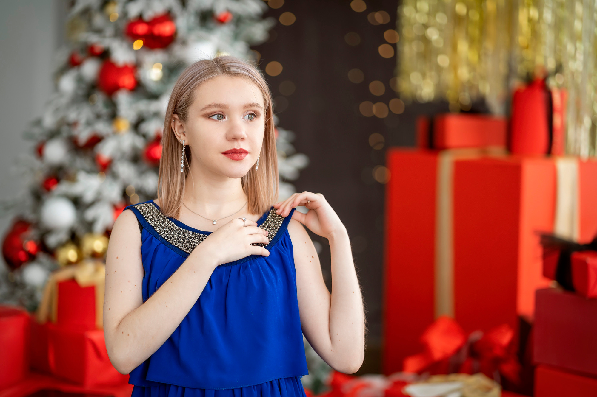 Новогодняя история в зале Монэ. Семейный и детский фотограф в Хабаровске Анна Гриневич