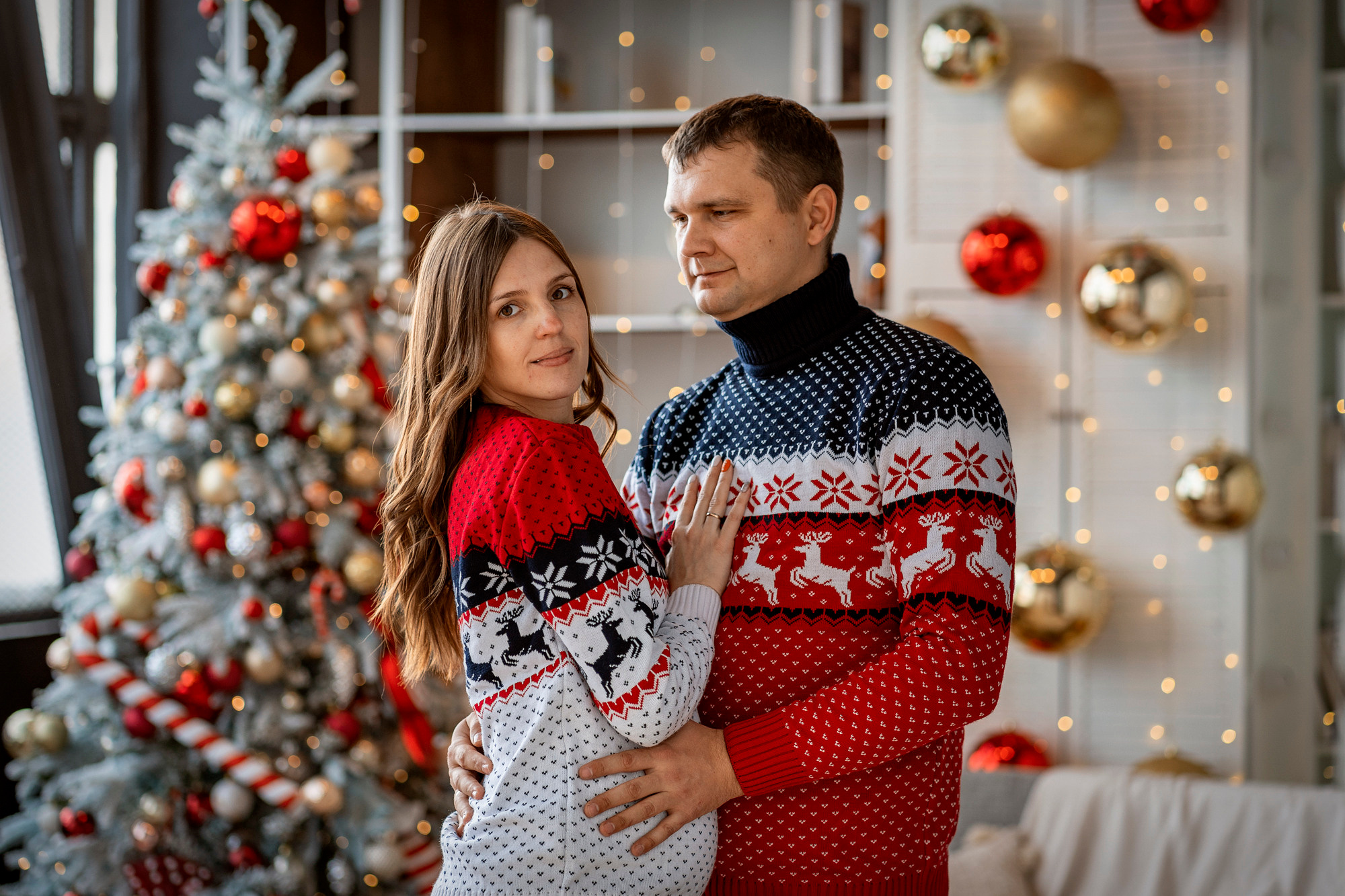 Новогодняя история в зале Лофт. Семейный и детский фотограф в Хабаровске Анна Гриневич