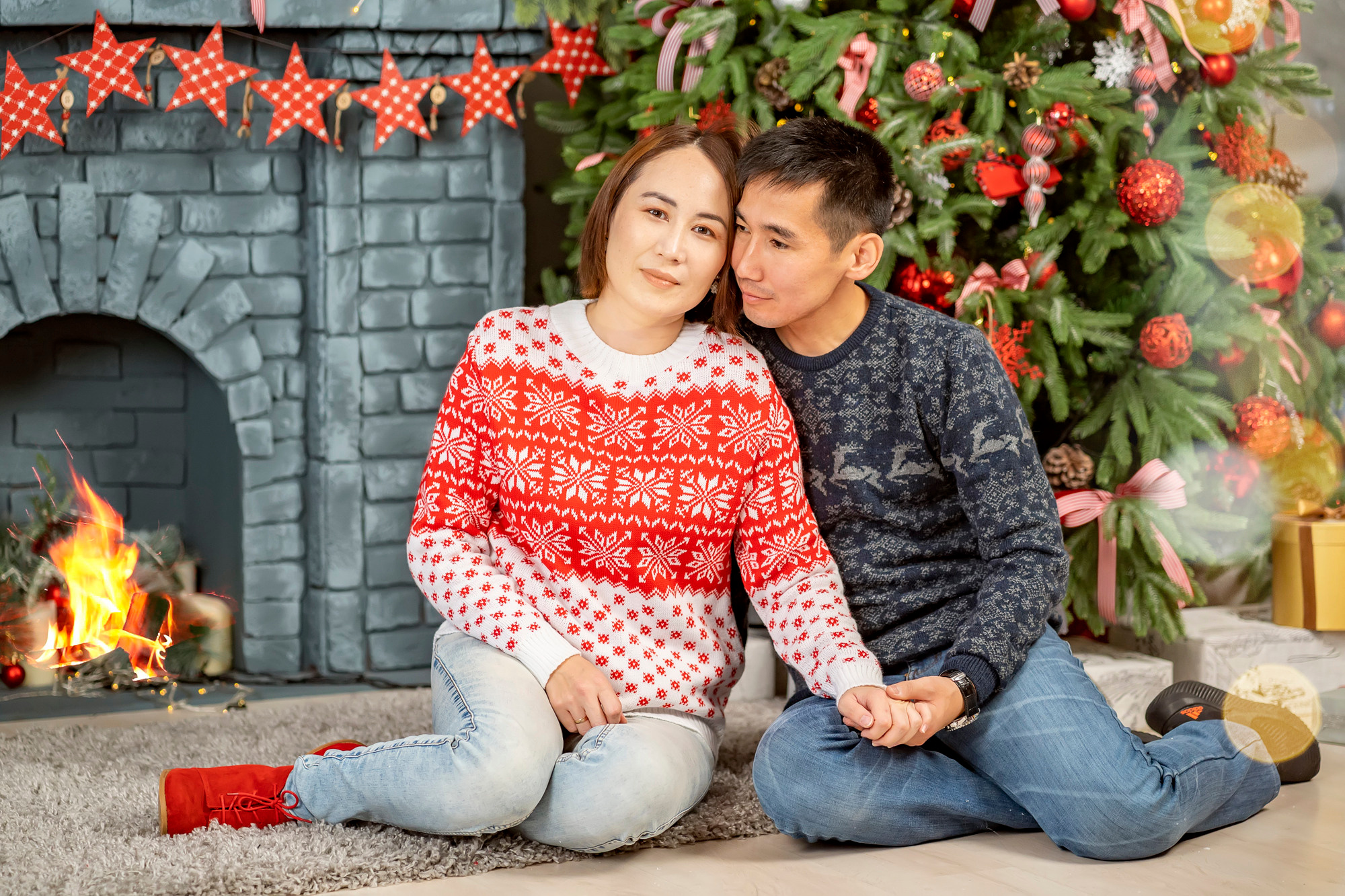 У камина. Семейный и детский фотограф в Хабаровске Анна Гриневич