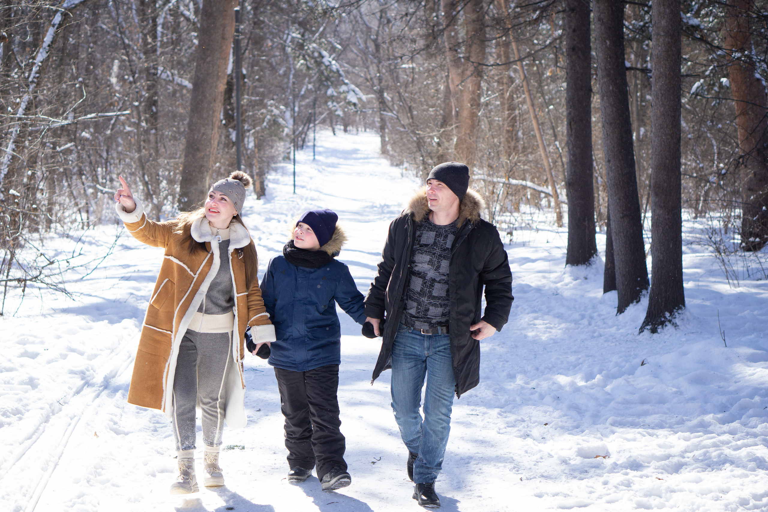 Снежная прогулка. Семейный и детский фотограф в Хабаровске Анна Гриневич