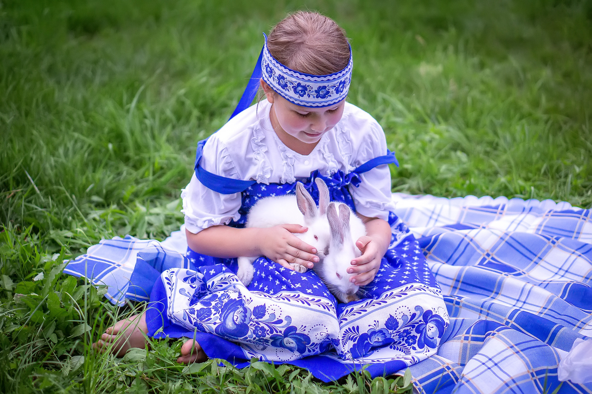 Лето в стиле ГЖЕЛЬ. Семейный и детский фотограф в Хабаровске Анна Гриневич
