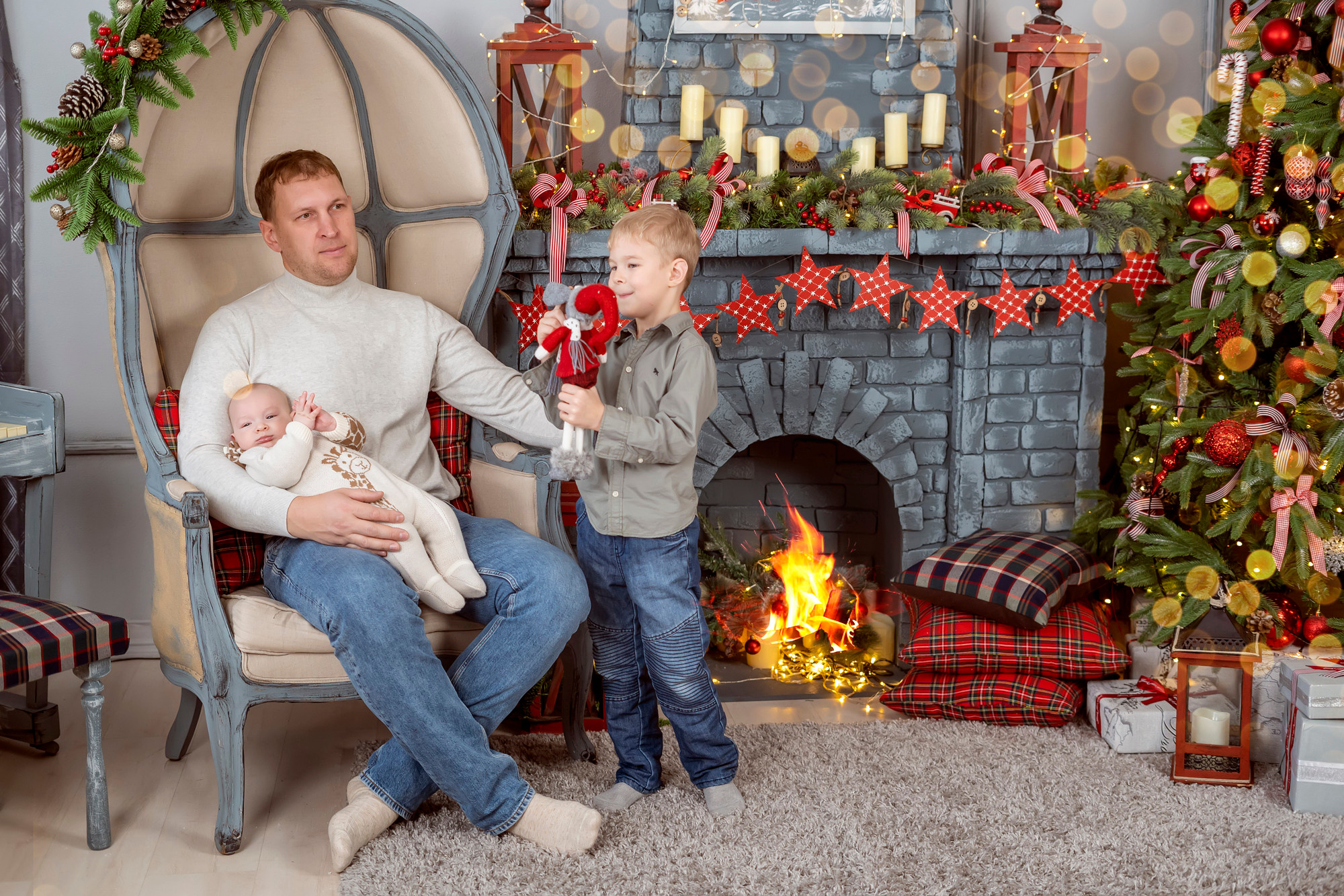 Новогодняя сказка в Лондонском парке. Семейный и детский фотограф в Хабаровске Анна Гриневич