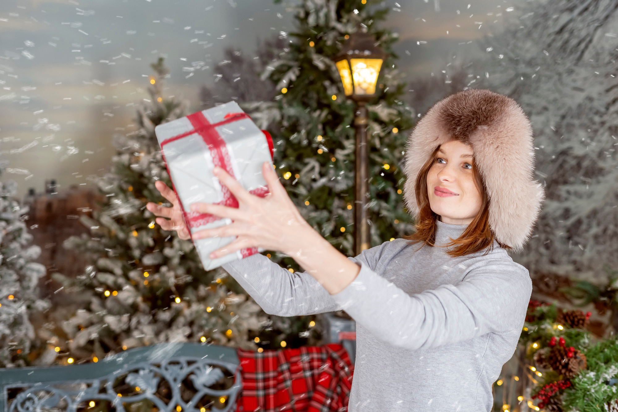 Новогодняя сказка в Лондонском парке. Семейный и детский фотограф в Хабаровске Анна Гриневич
