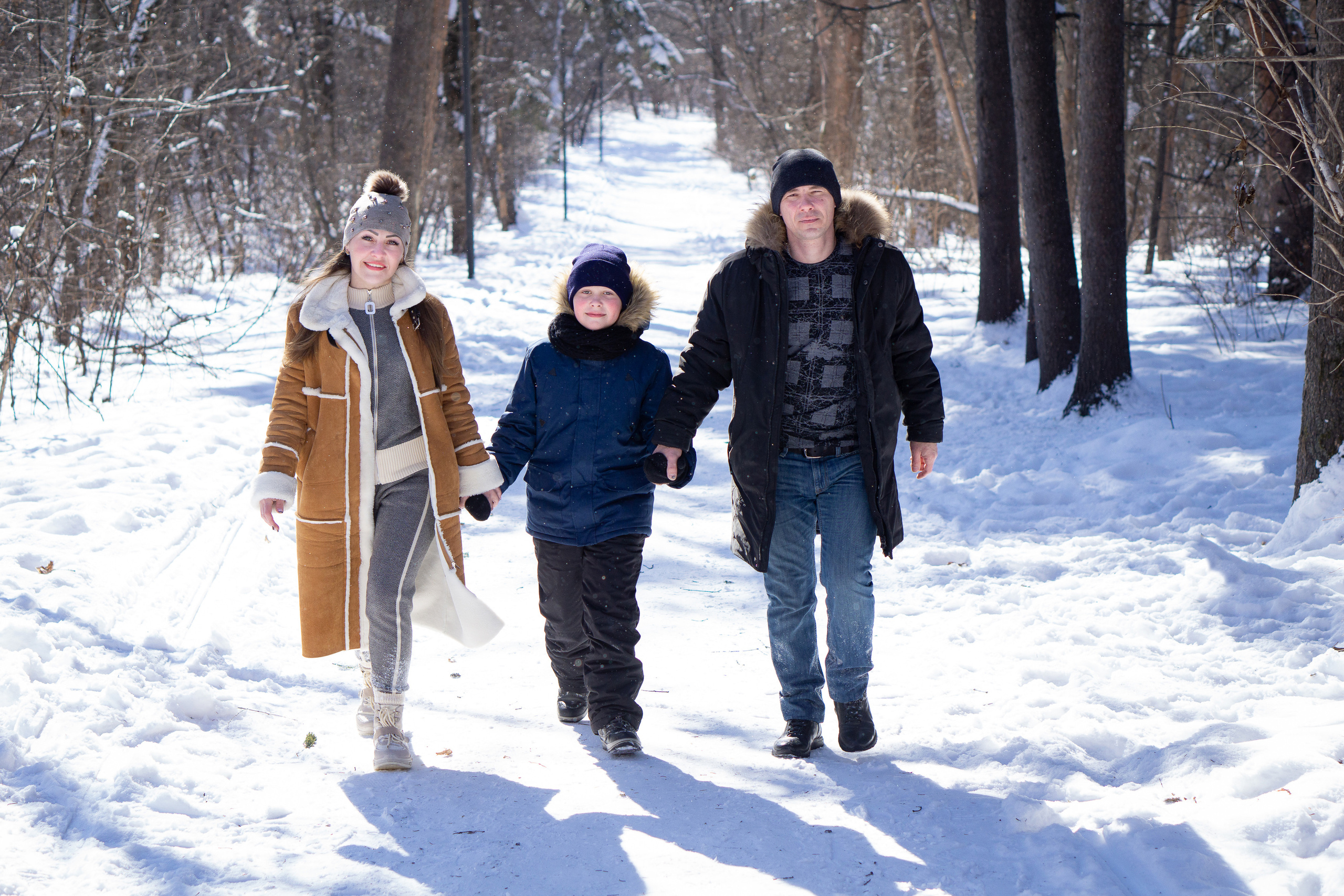 Снежная прогулка. Семейный и детский фотограф в Хабаровске Анна Гриневич