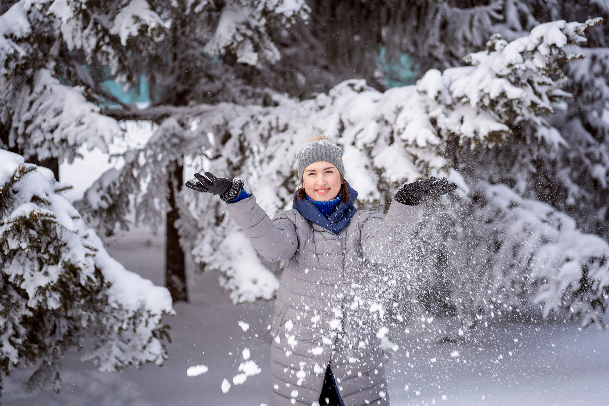 Снежный день. Семейный и детский фотограф в Хабаровске Анна Гриневич