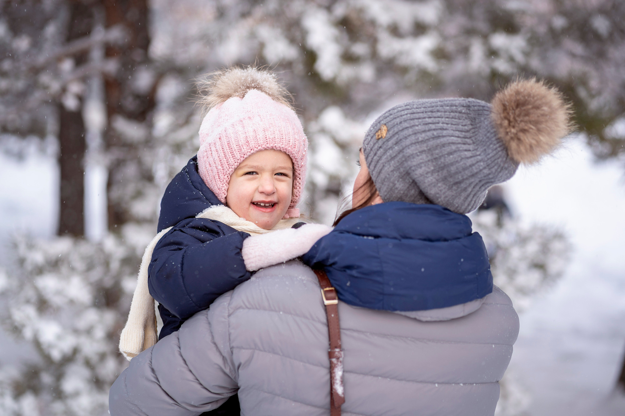 Снежный день. Семейный и детский фотограф в Хабаровске Анна Гриневич