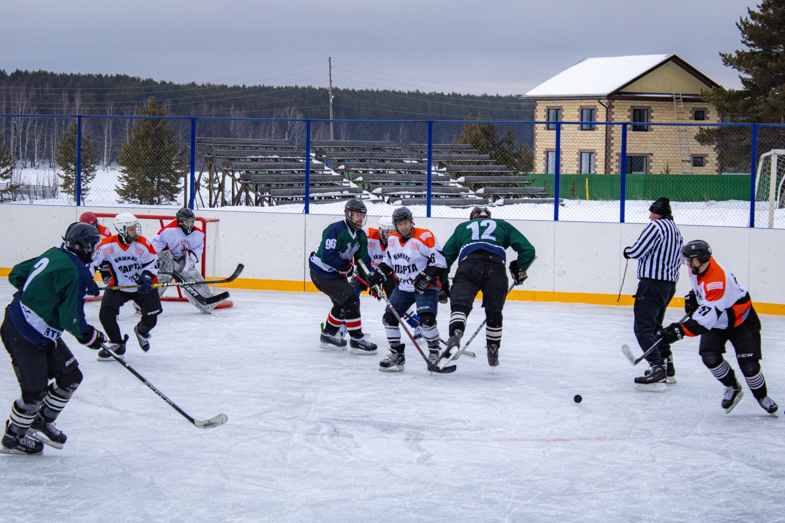 Хоккей г.п Атиг-г.Нижние Серги