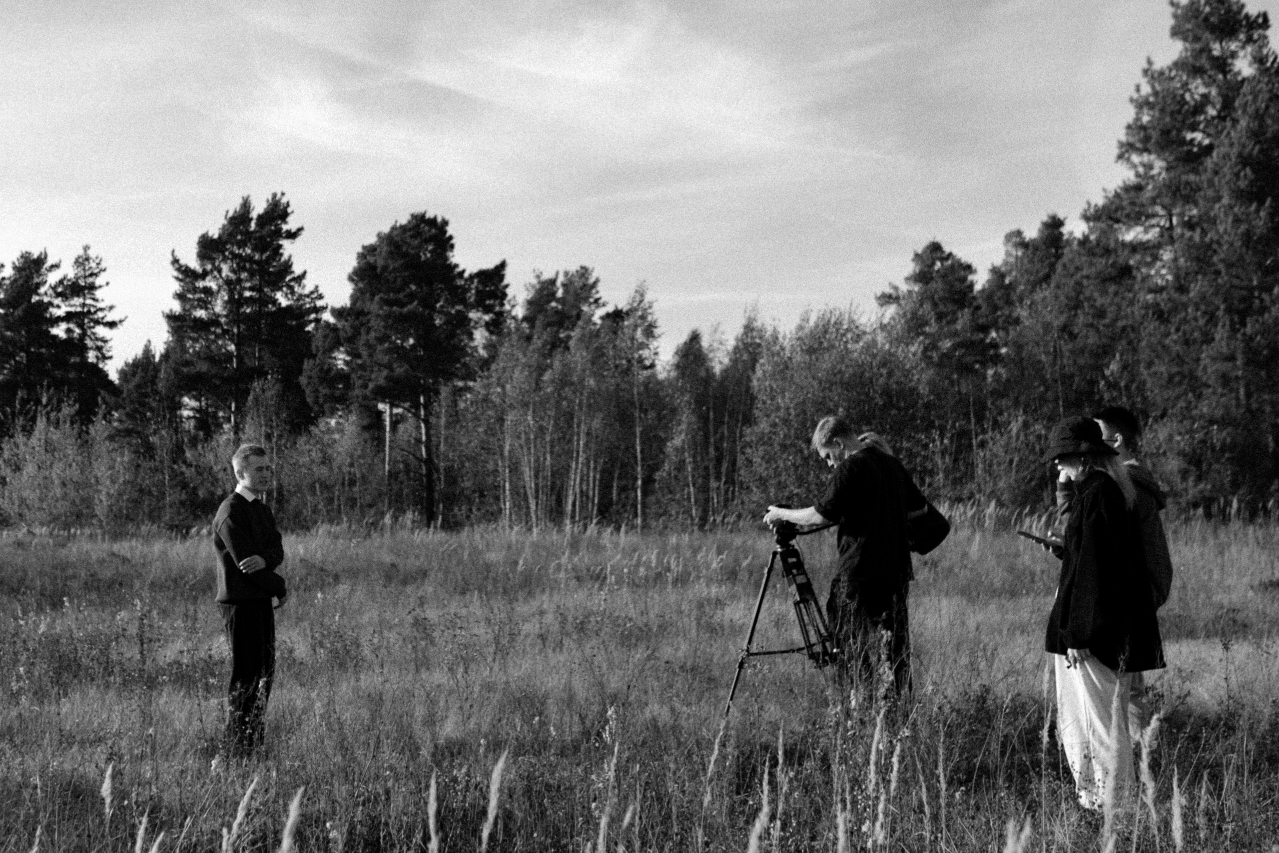 Backstage. Съемка клипа в поле. Фотограф Анастасия Кулешова