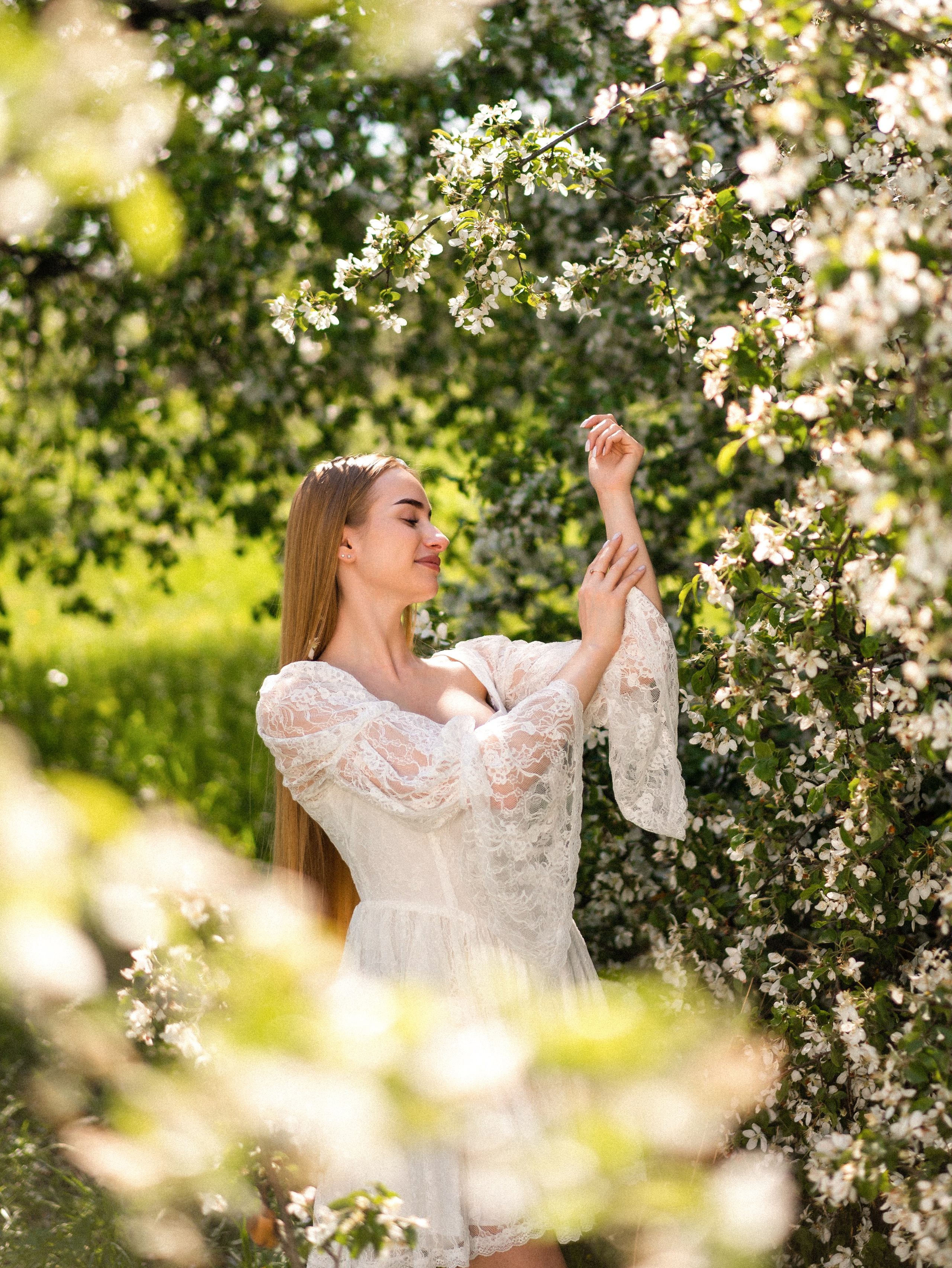 Ксения — фотосессия в весеннем стиле. Фотограф Москва