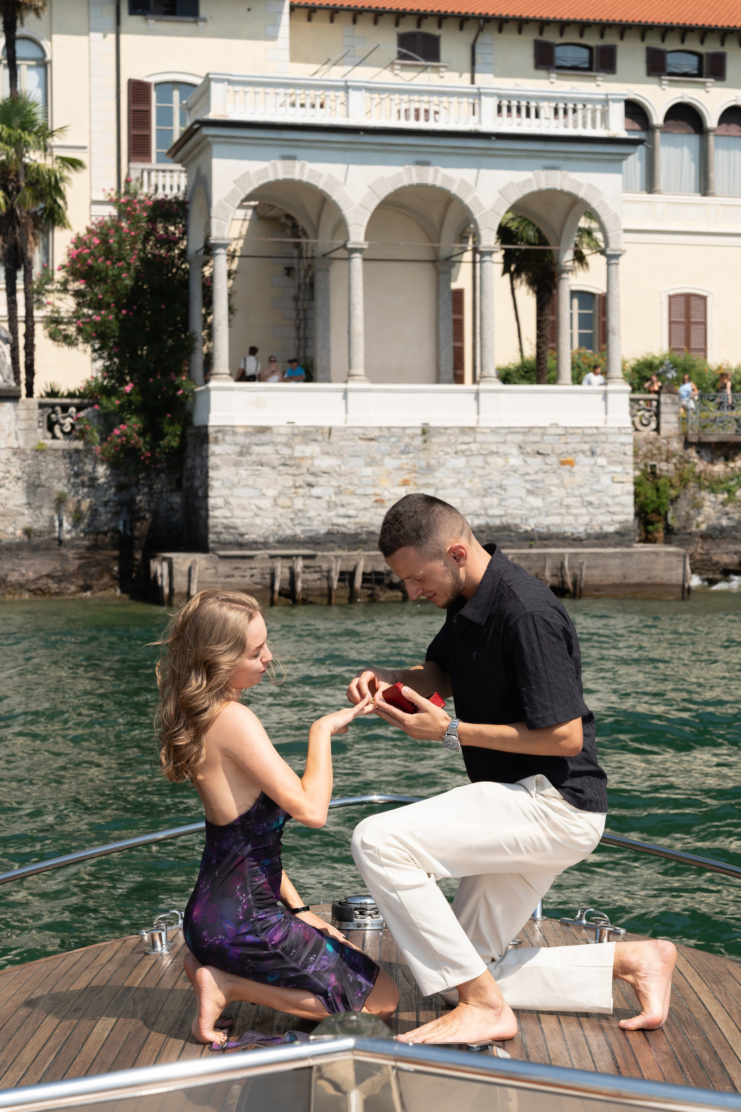 Karina & Fiance. Maria Anistratova | Destination Photographer, Videographer & Drone Pilot — Lake Como