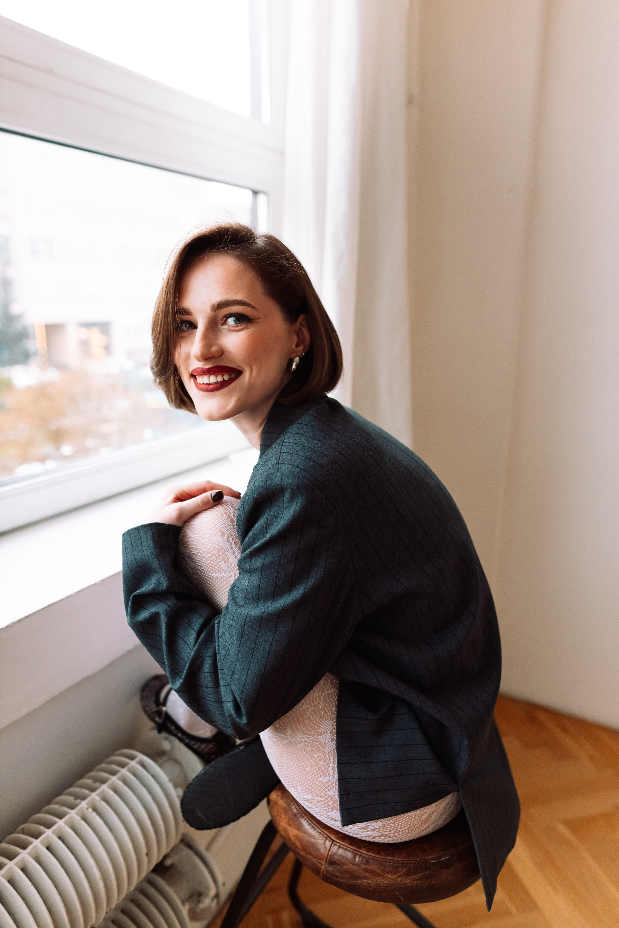 В студии. Фотограф Мария Пахомова