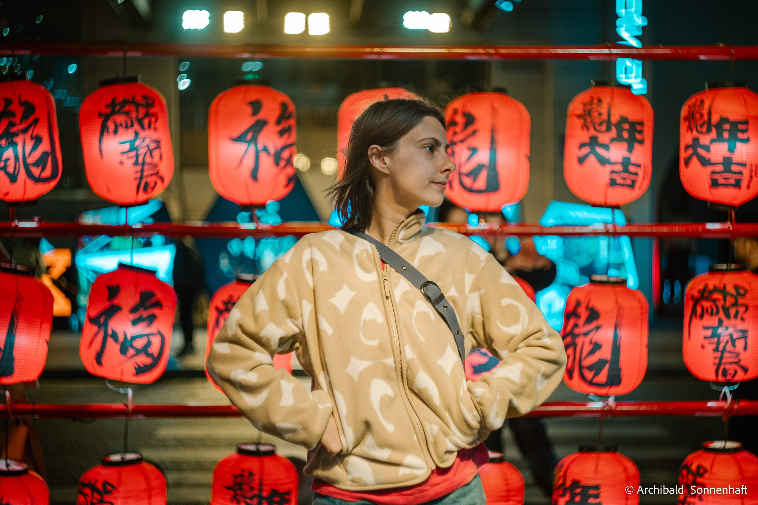 Chinese Lanterns Day. Photographer in Guangzhou, China. Archibald Sonnenhaft