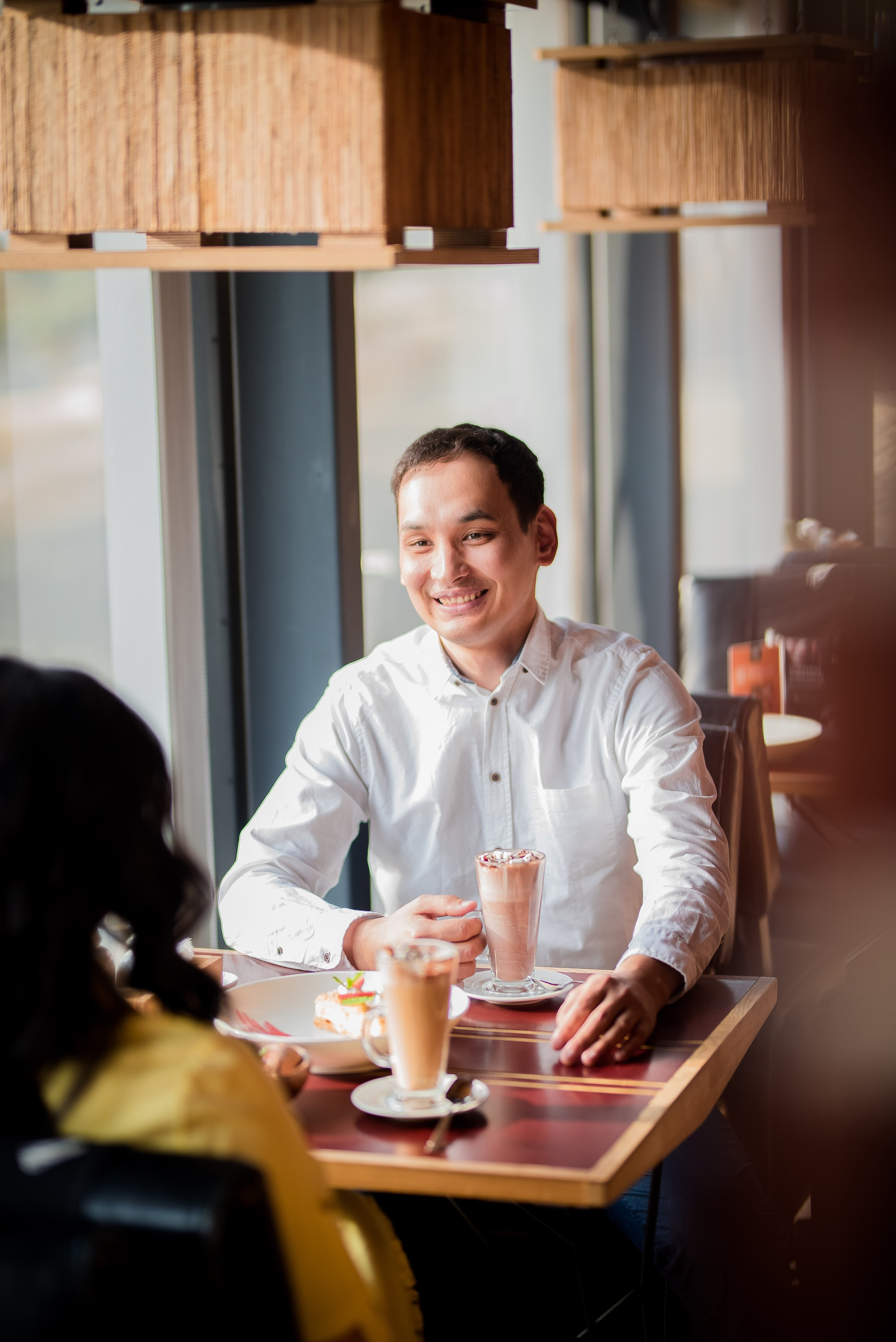 Зима+кафе. Свадебный и семейный фотограф Яна Стражева. Волгоград, Москва