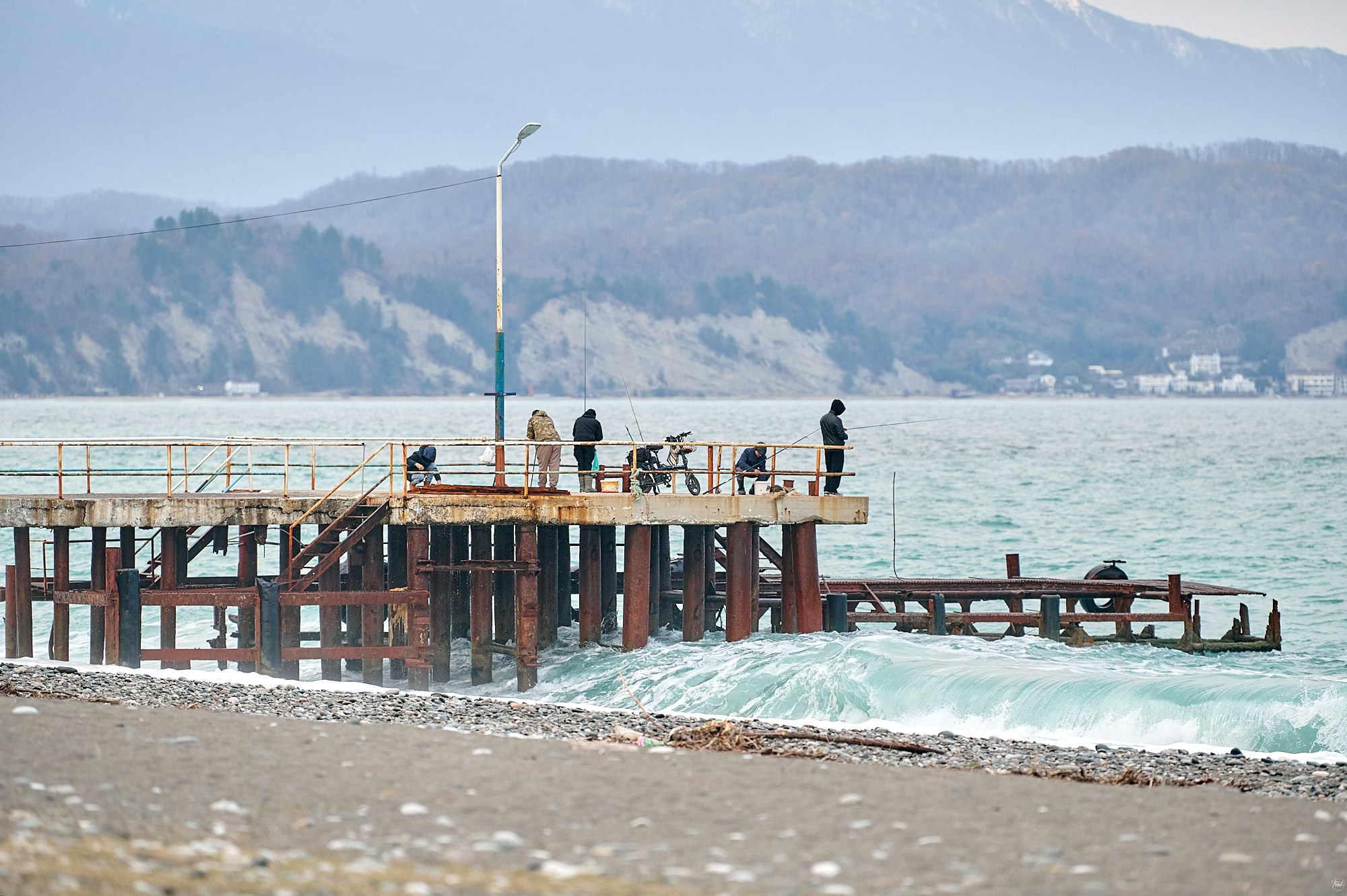 Пицунда, Абхазия. Декабрь 2024. Фотографии отовсюду и обо всем