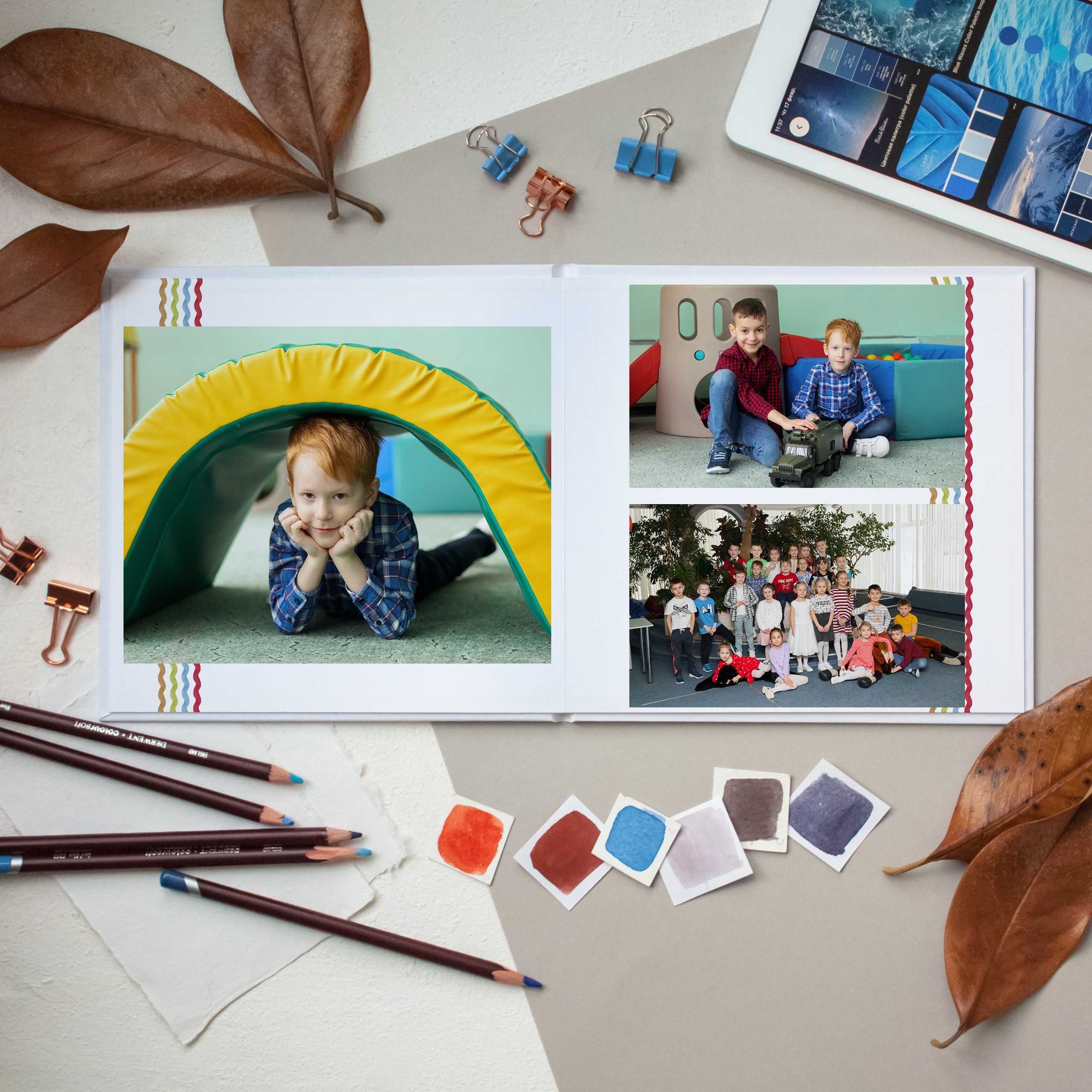 Примеры альбомов в Детский сад. Фотограф г. Москва Олеся Пантелеева