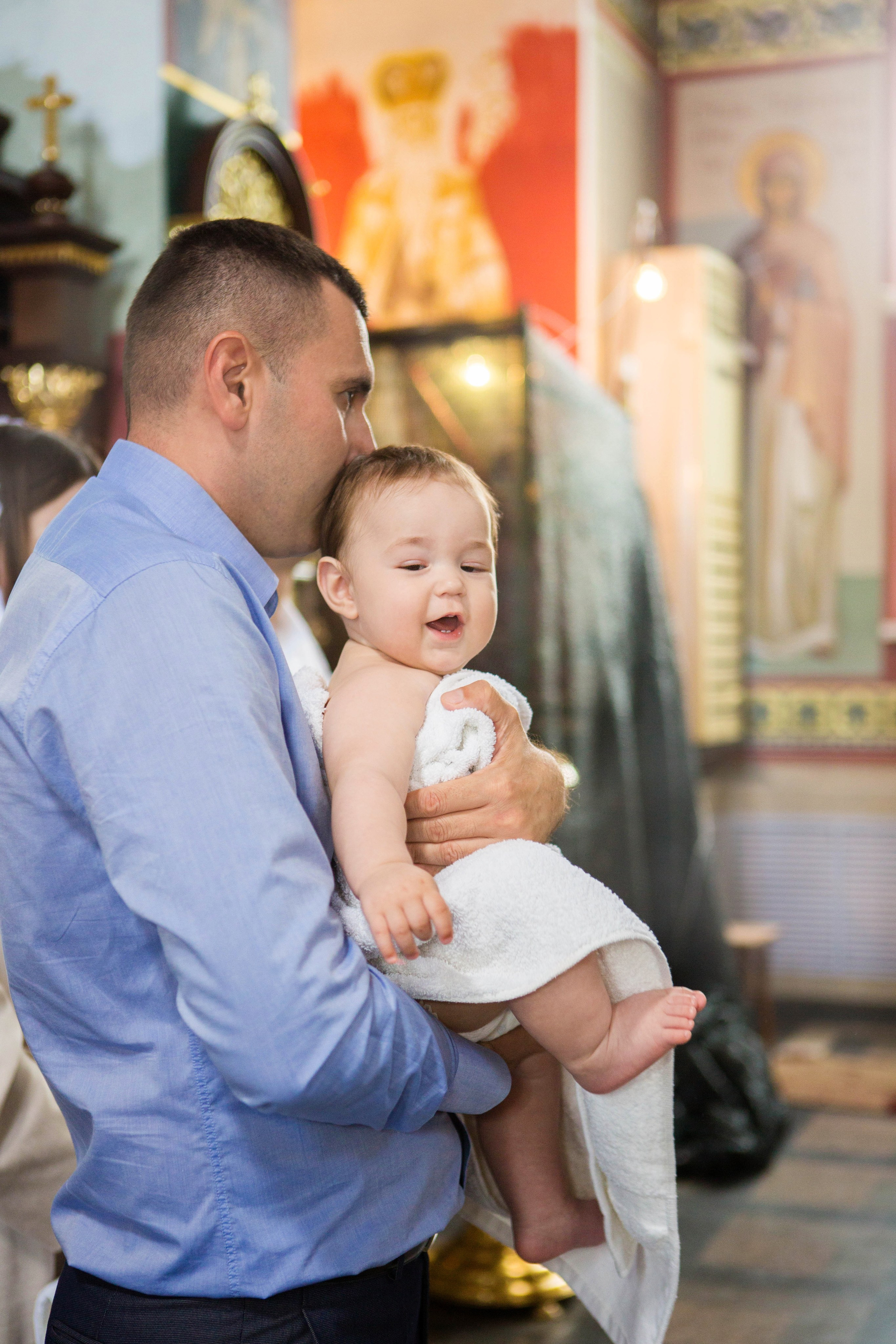 Крещение Александра. Храм Святого Духа. Свадебный семейный и детский фотограф в Краснодаре Карина Федоровская
