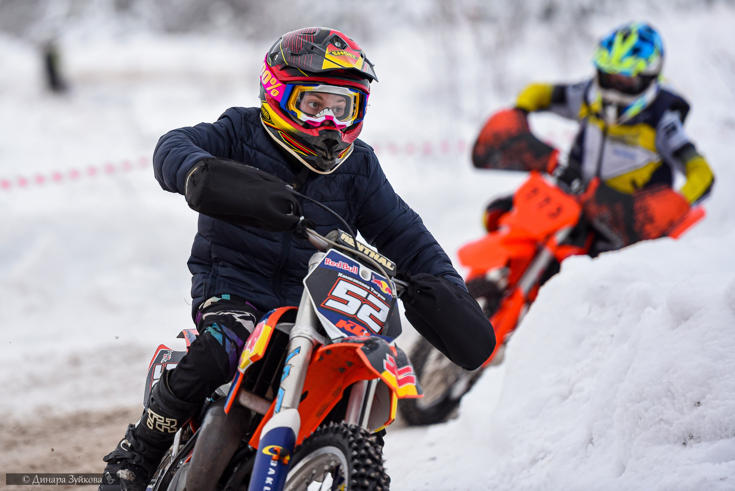 Новогодний мотокросс г. Вязники. Мотофотограф в Нижнем Новгороде Динара Зуйкова