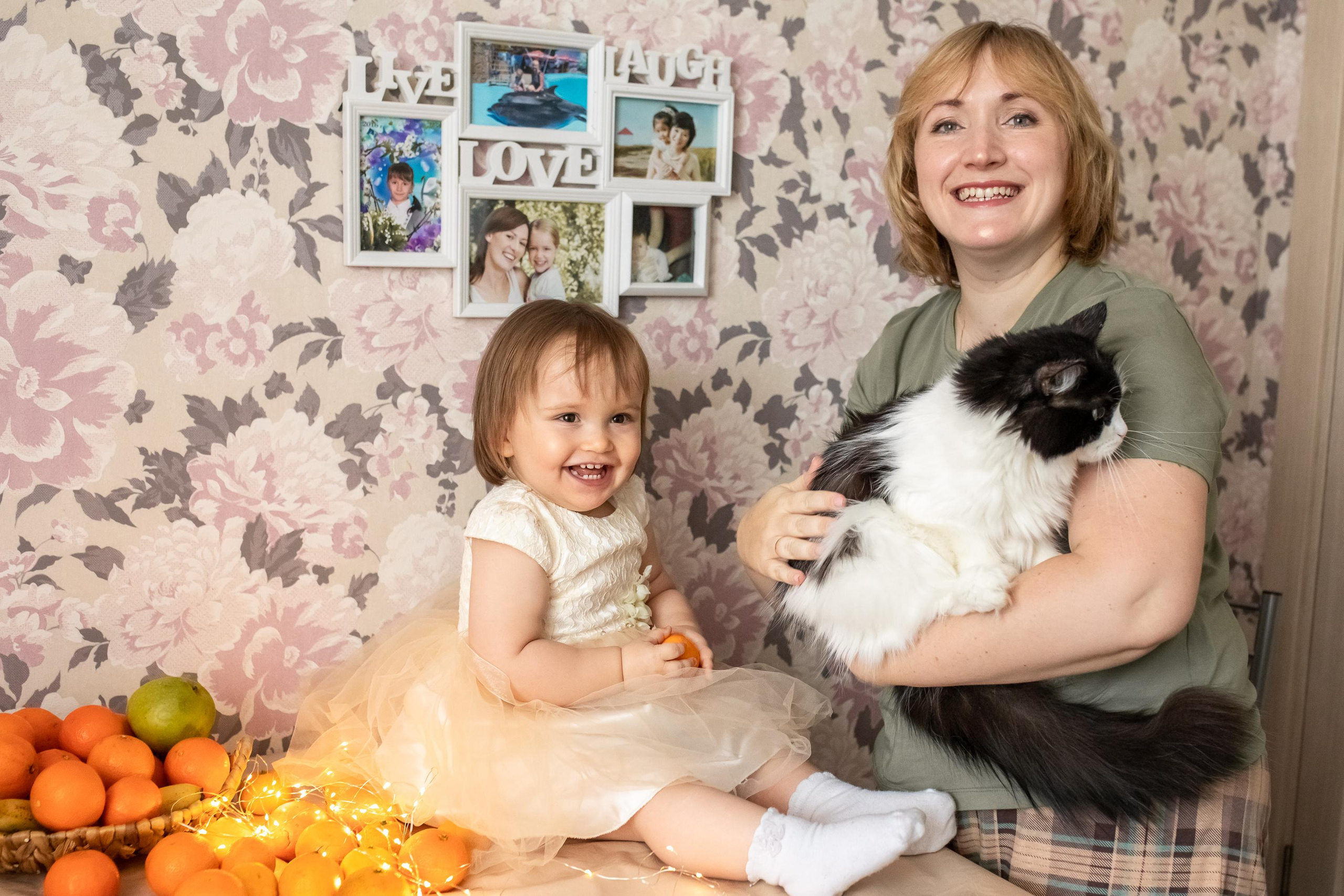 Домашняя съемка для семьи Анны и Павла. Женский семейный фотограф Тула Москва Захарова Анна