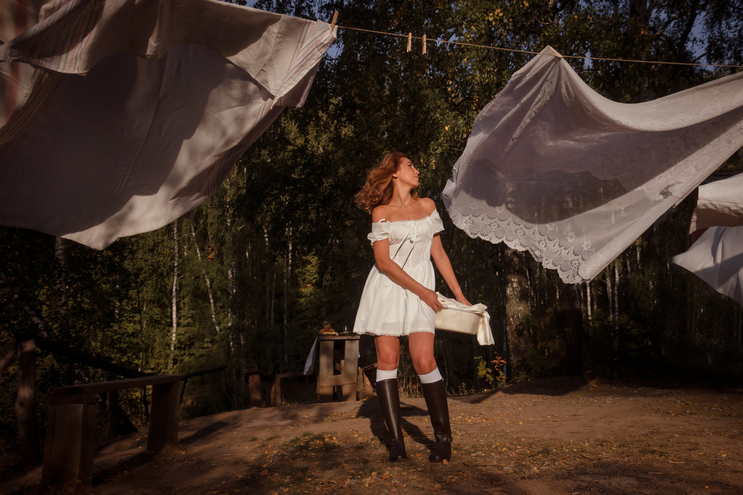 Большая стирка. Анна и Елена. Фотограф Мария Винницкая