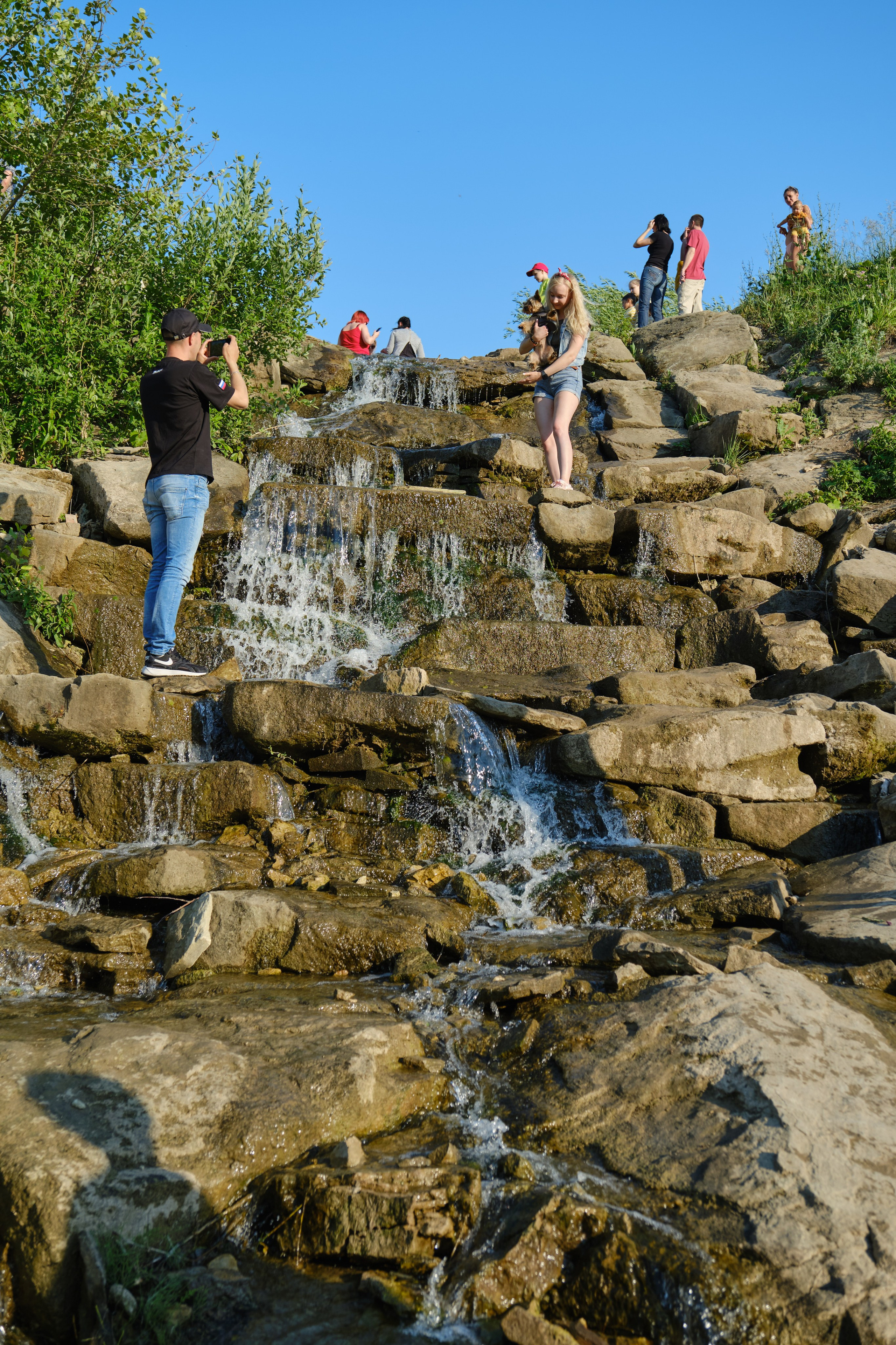 Летняя фотосессия на природе, в лесу, на улице. Семейная с детьми