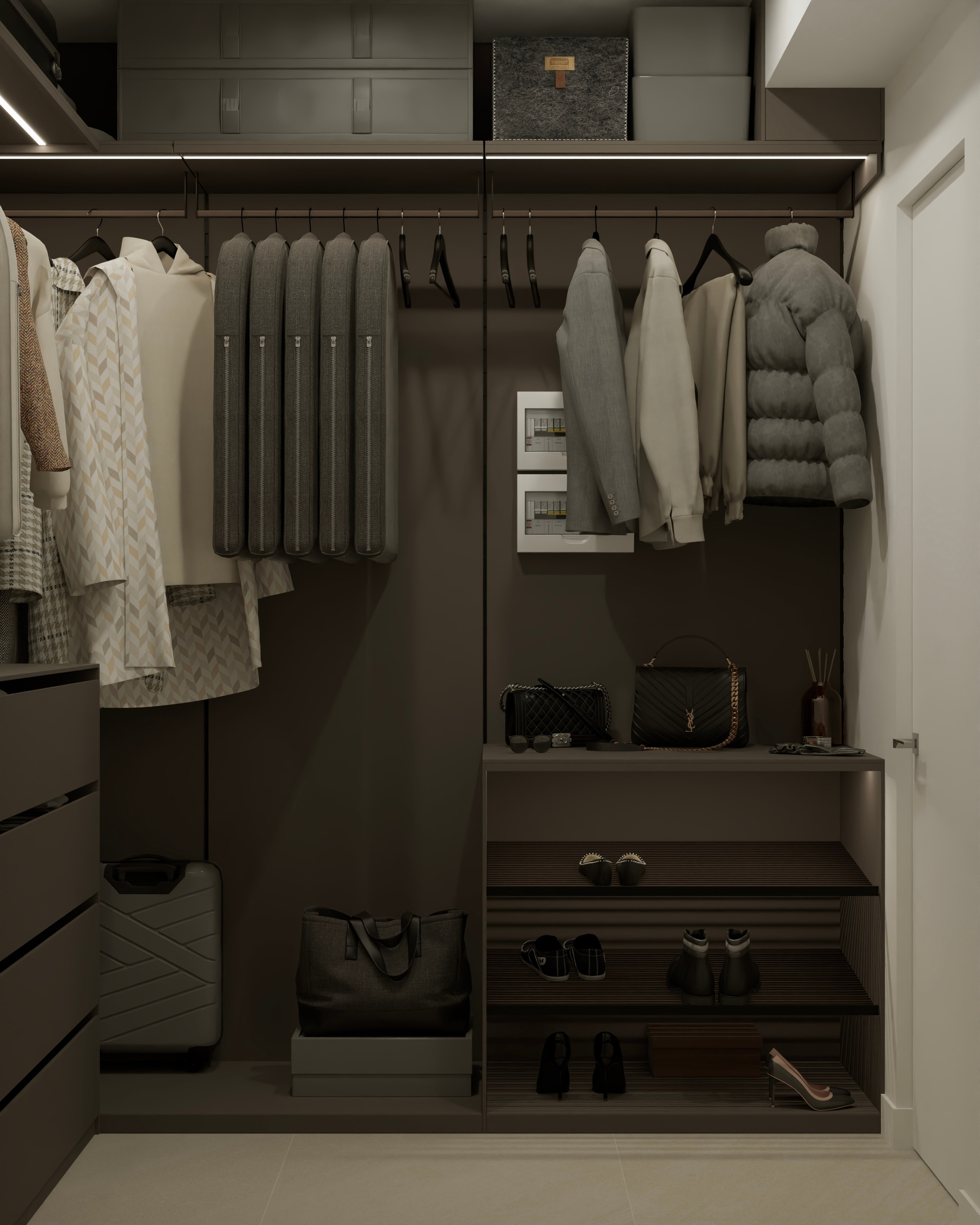 Четырёхкомнатная квартира — 128 м². DMDesign — студия дизайна интерьеров