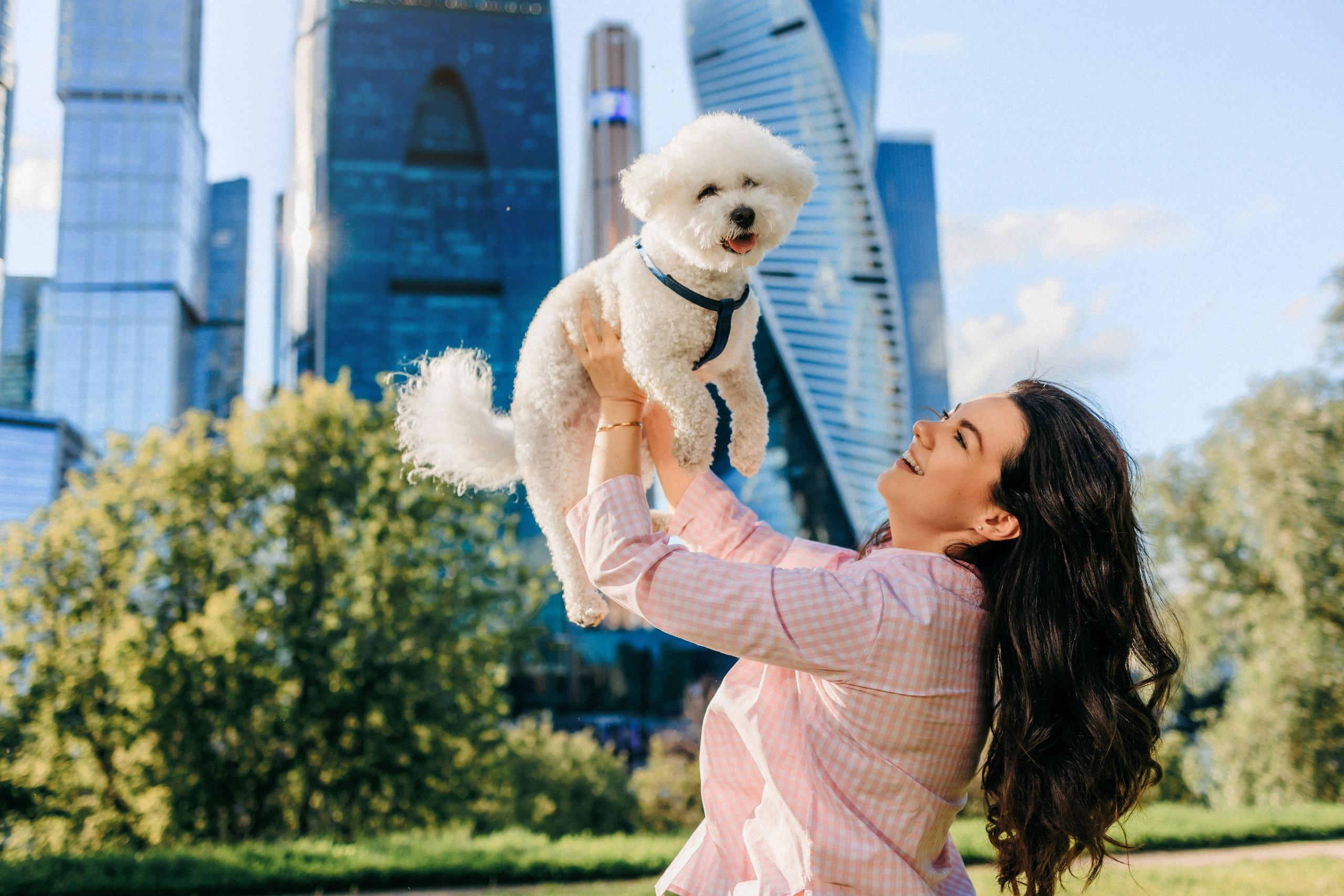 Марина, Данил и Бруно. Фотограф-анималист Елена Радченко, Москва