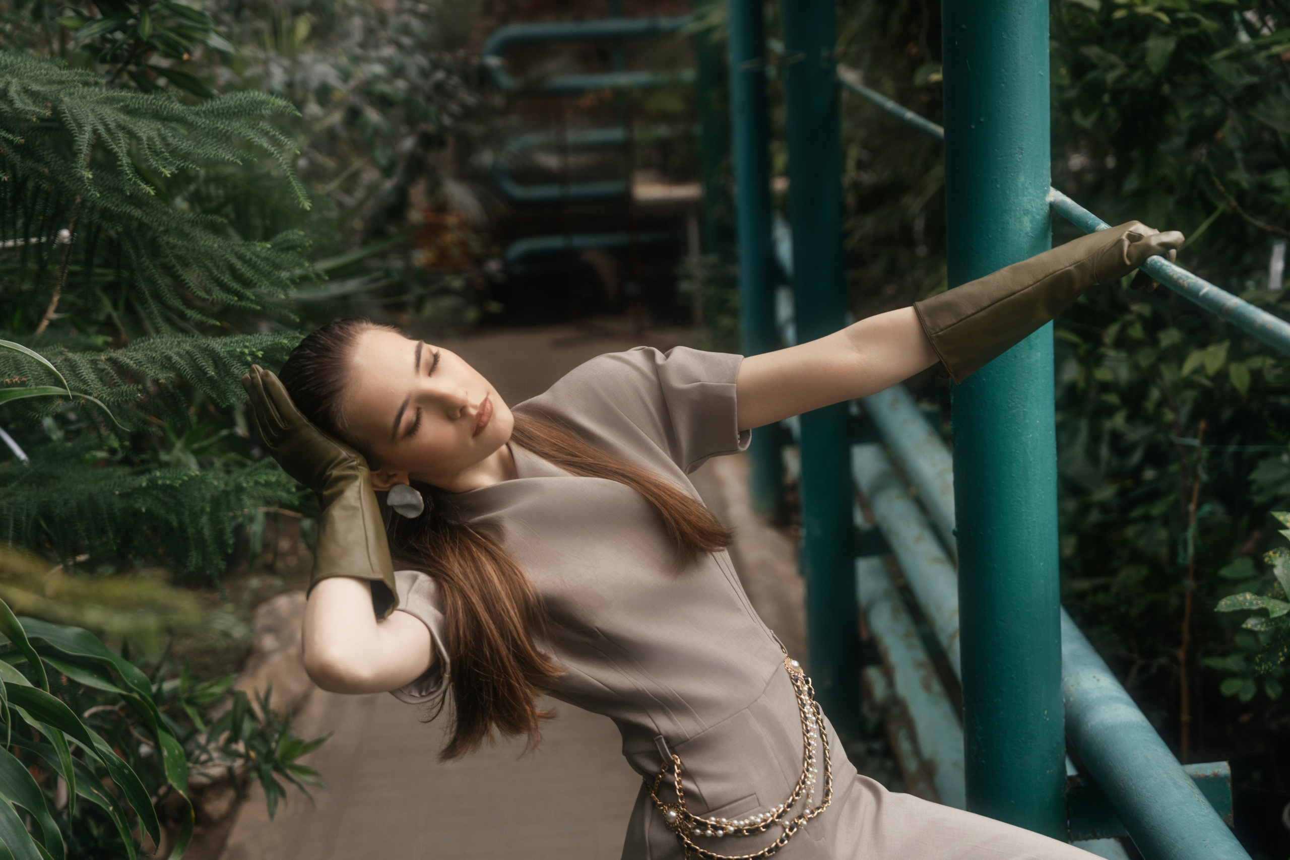 Женская фотосессия в ботаническим саду. Свадебный и семейный фотограф Надежда Соловьева