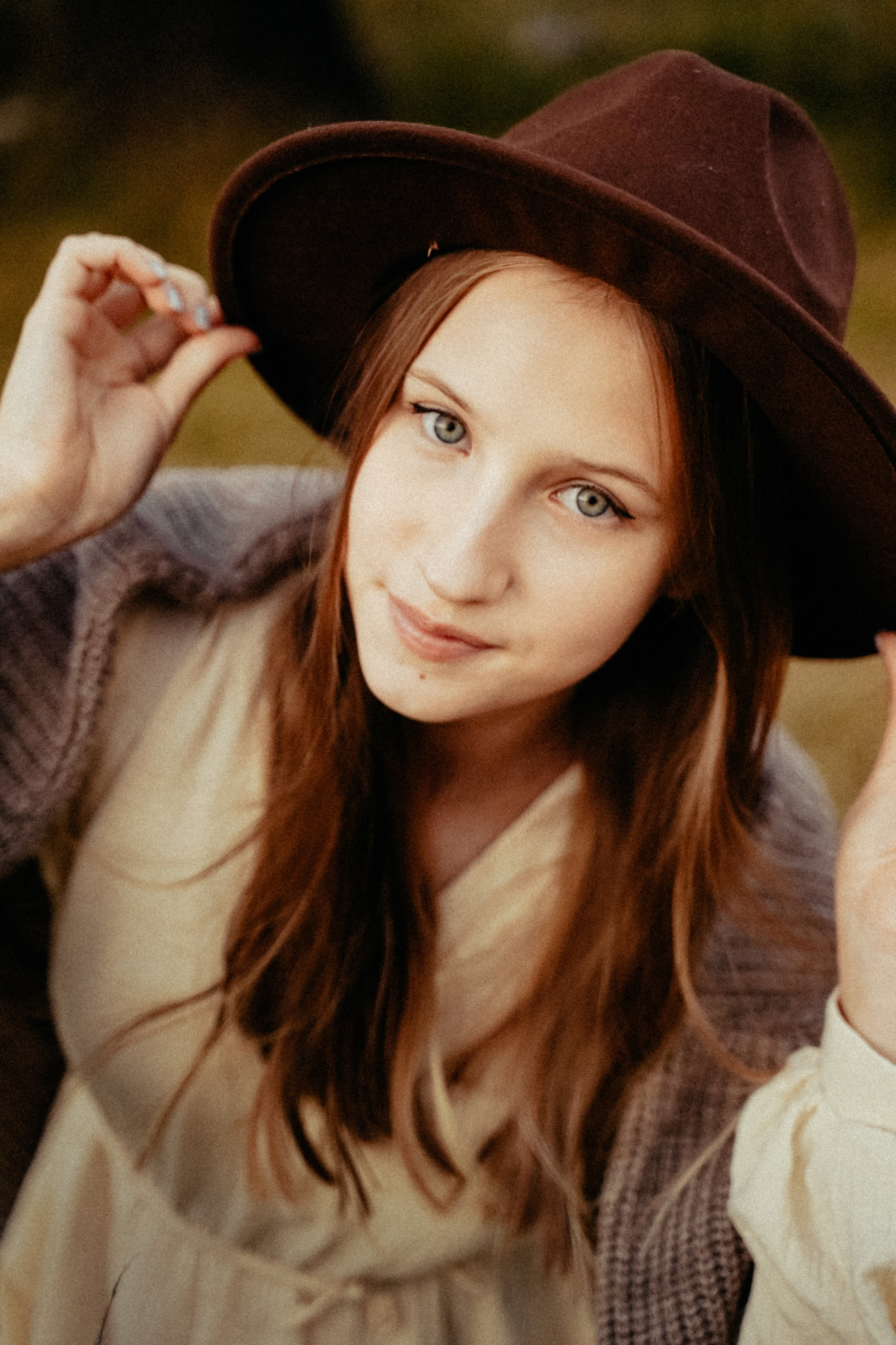 Семья на природе